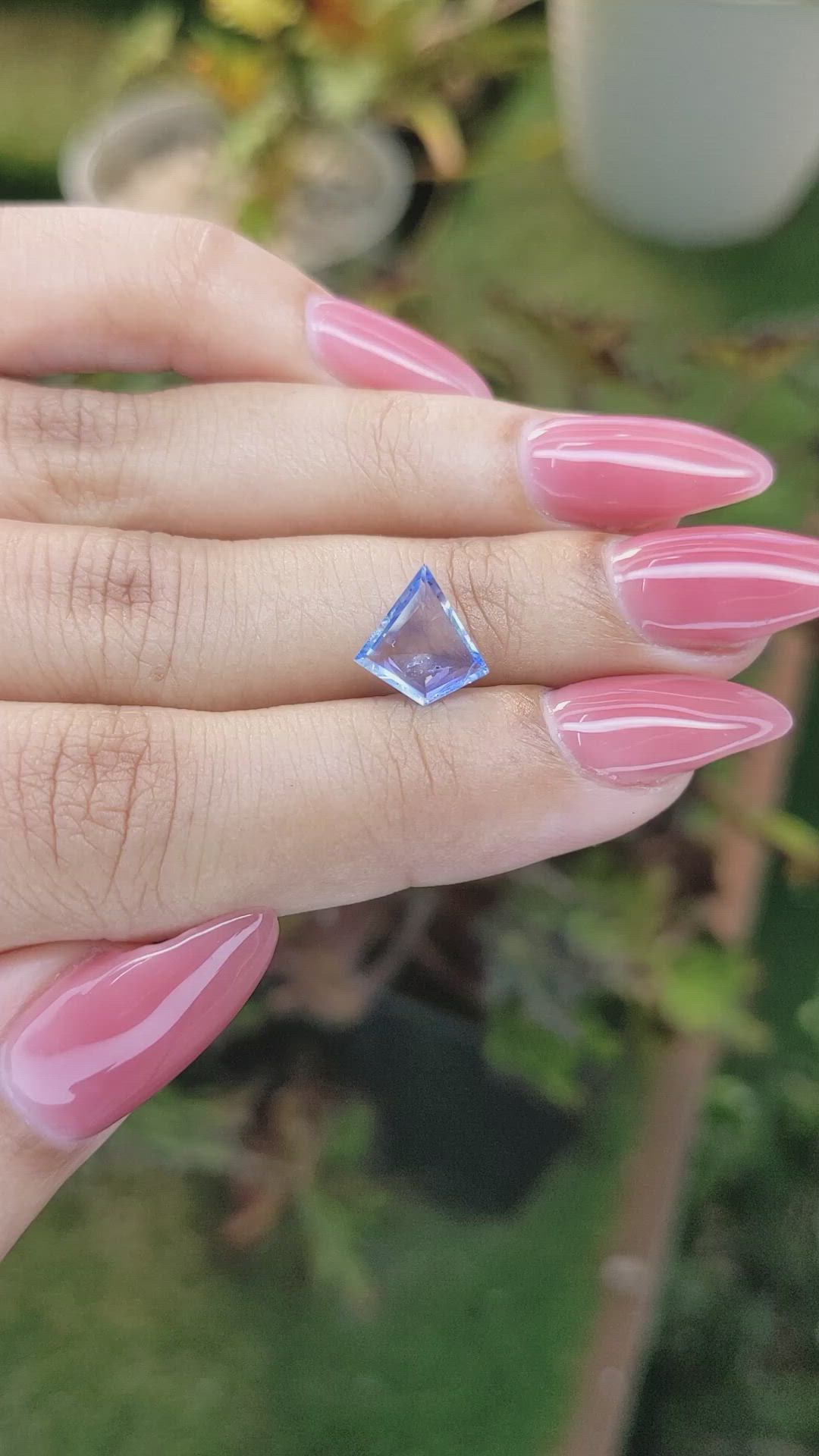 1.36 Ct. Blue Sapphire from Ceylon (Sri Lanka) Size Video