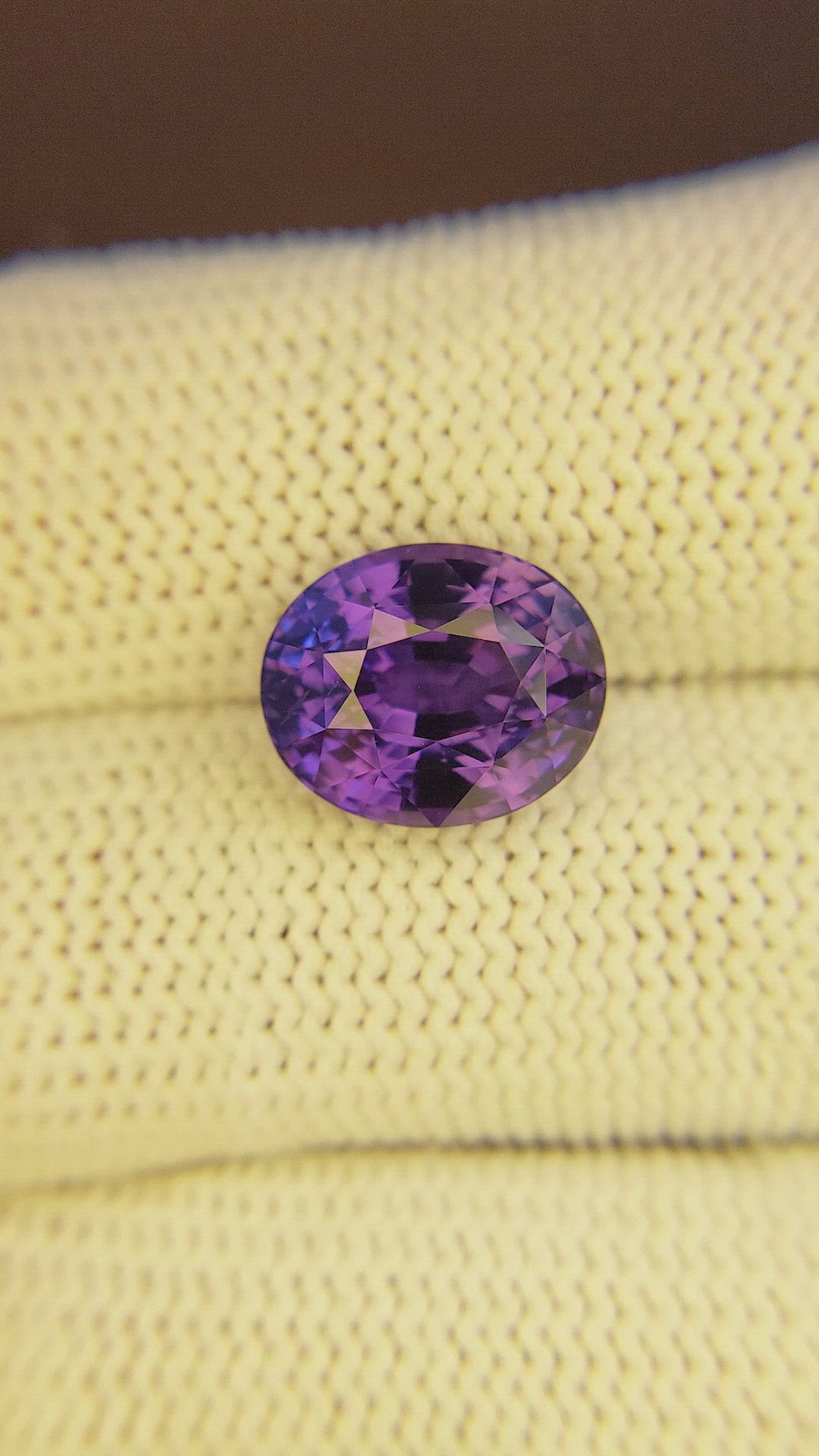 7.02 Ct. Color Change Sapphire from Ceylon (Sri Lanka) Size Video
