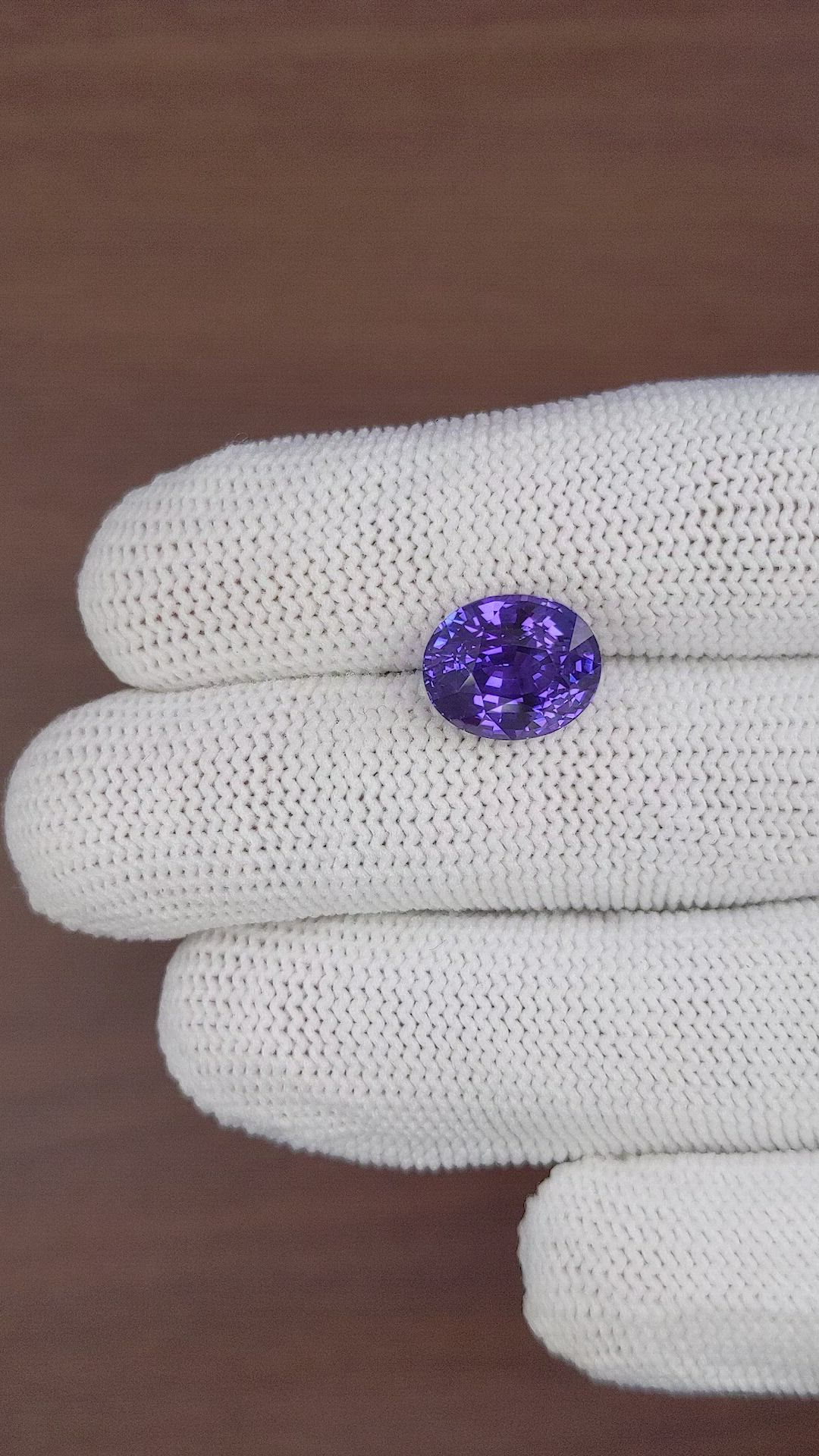 7.02 Ct. Color Change Sapphire from Ceylon (Sri Lanka) Size Video