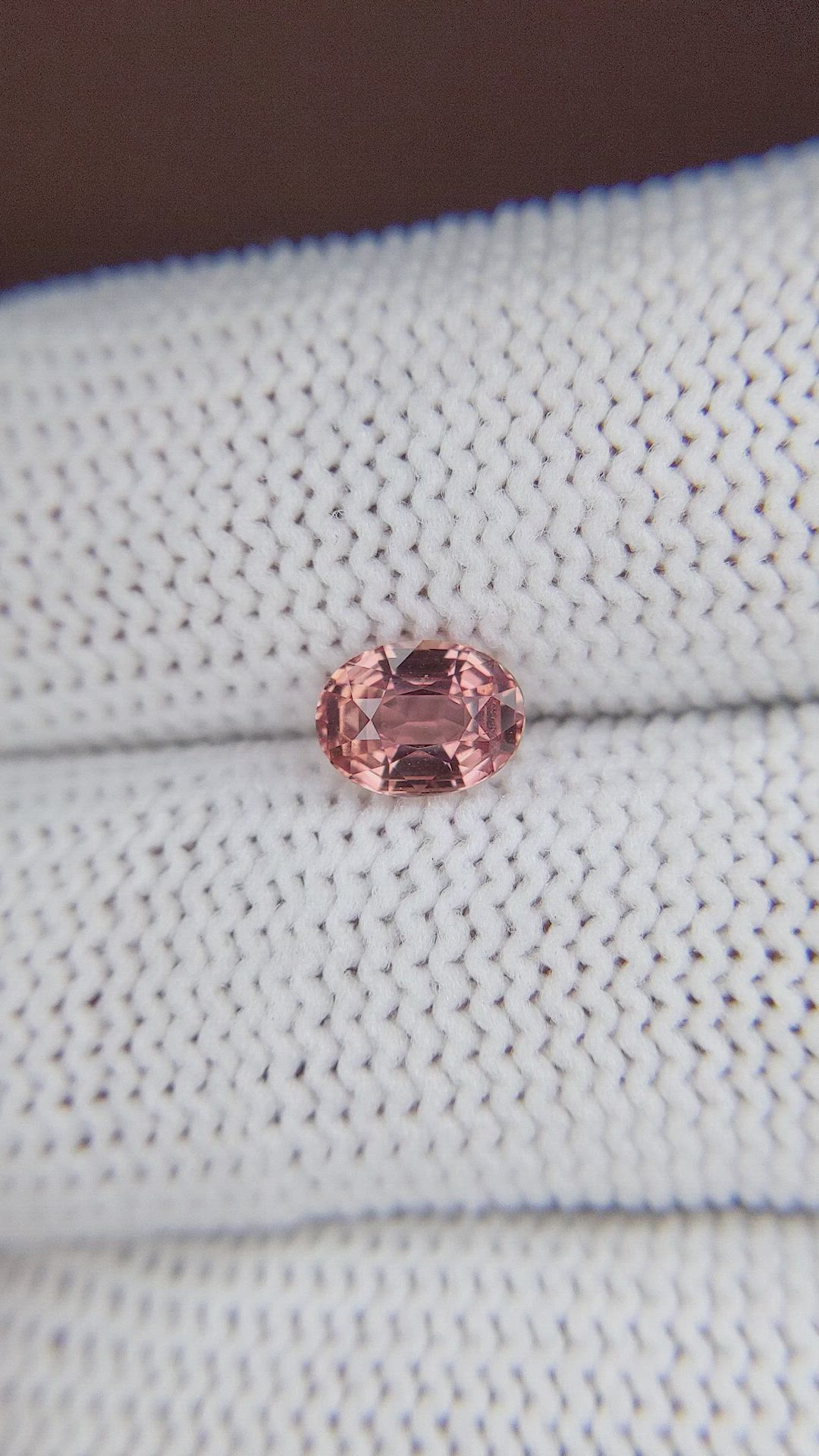 1.14 Ct. Padparadscha Sapphire from Madagascar Size Video