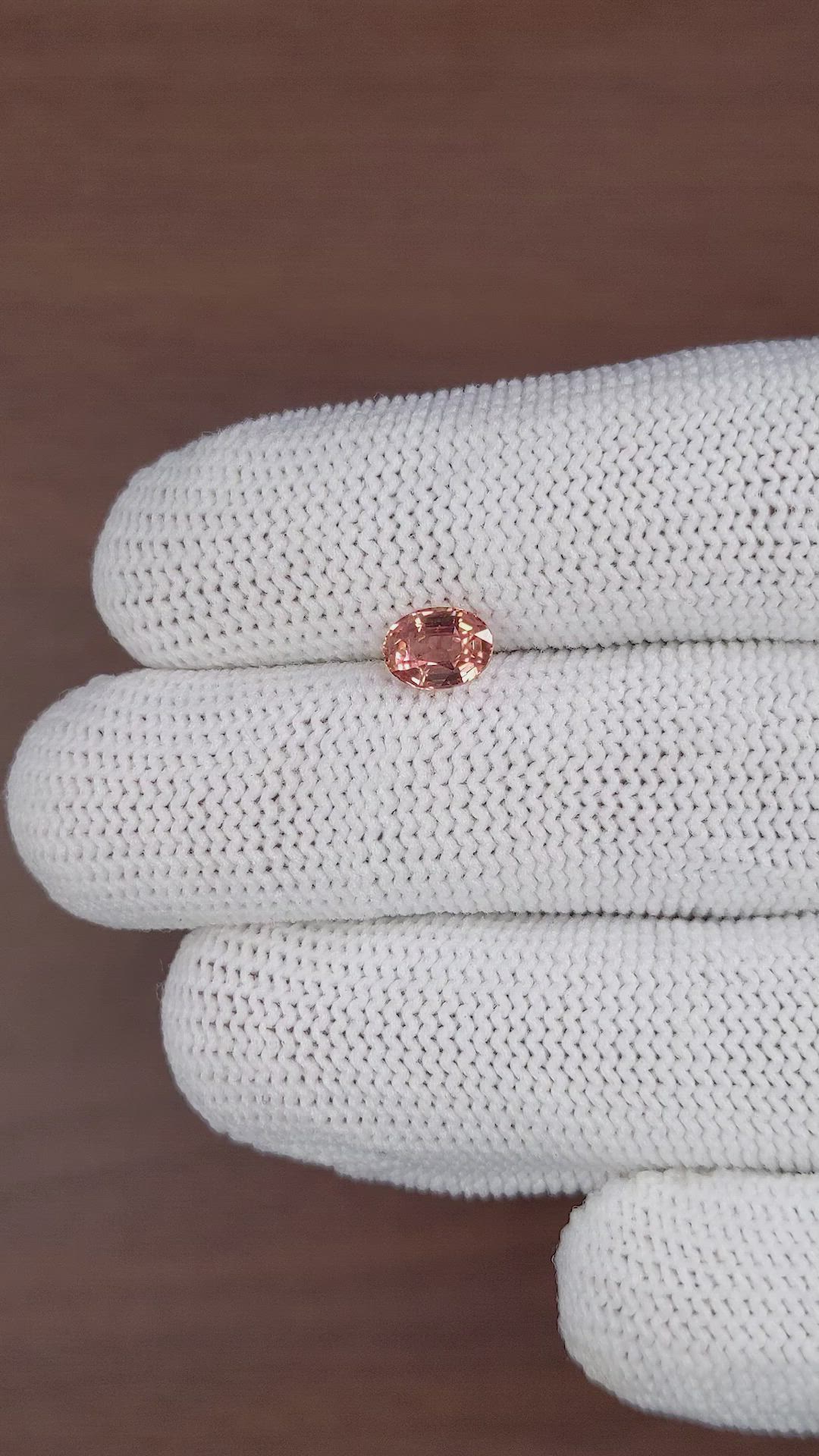 1.14 Ct. Padparadscha Sapphire from Madagascar Size Video