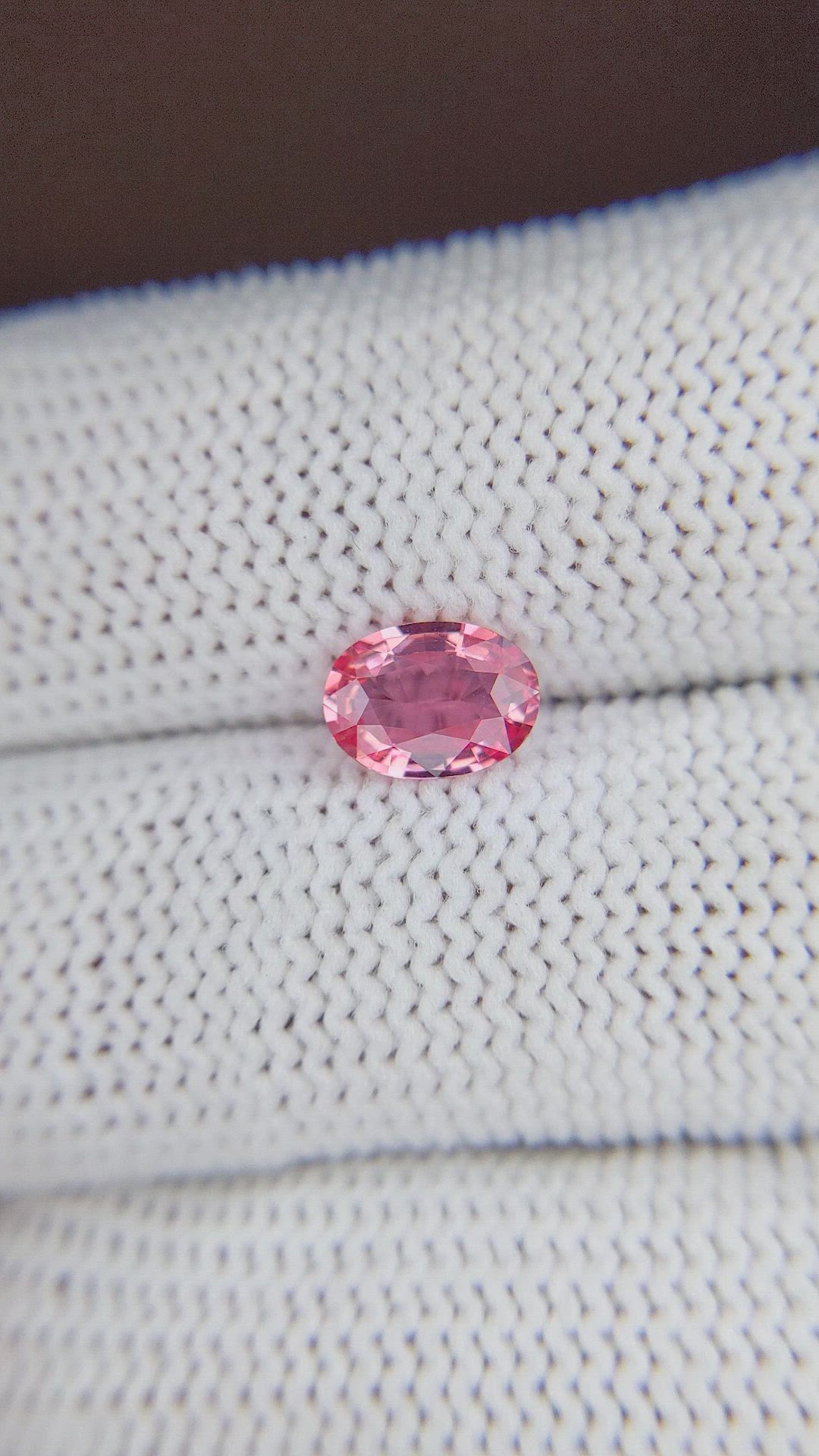 1.08 Ct. Padparadscha Sapphire from Madagascar Size Video