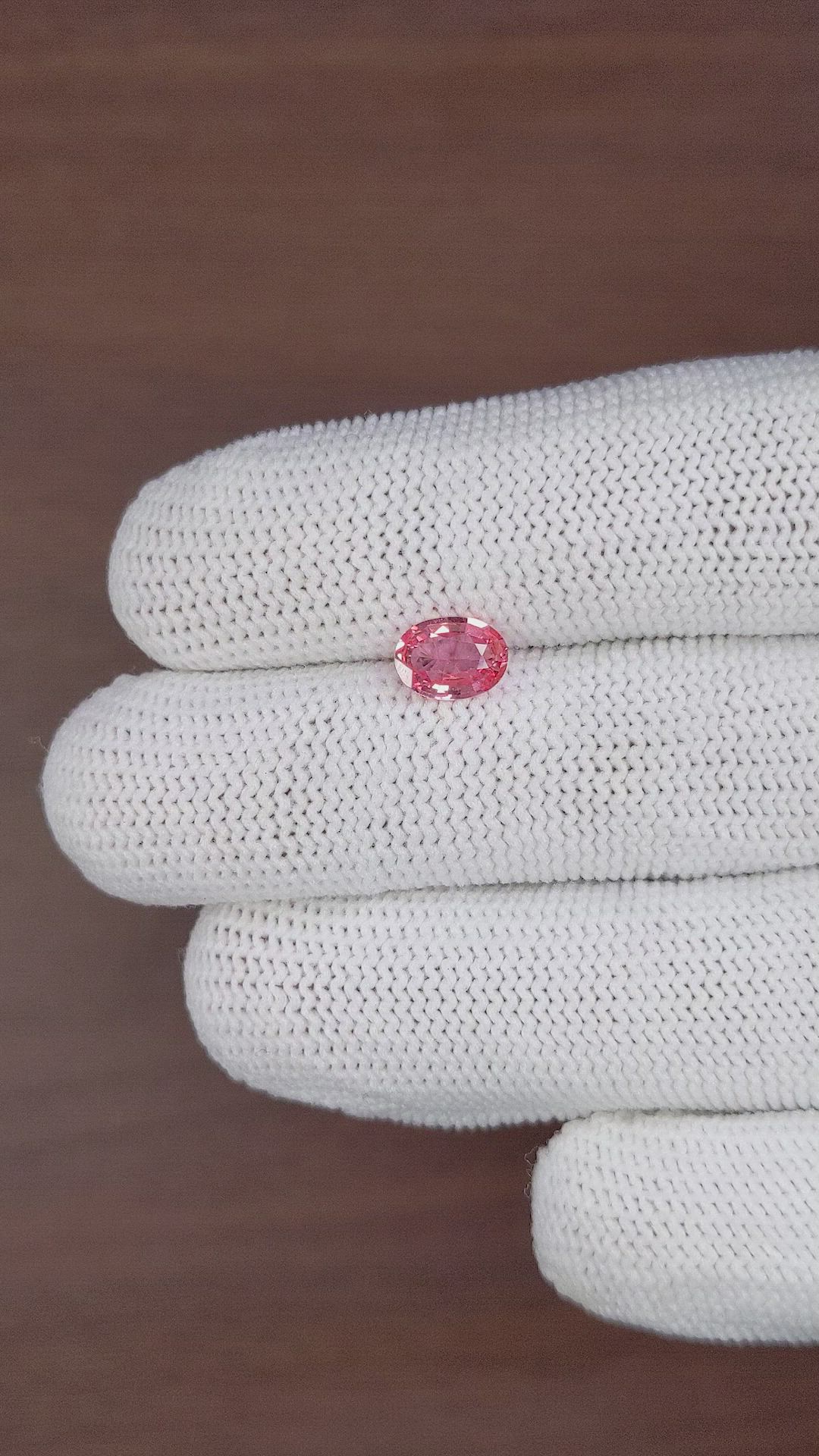 1.08 Ct. Padparadscha Sapphire from Madagascar Size Video