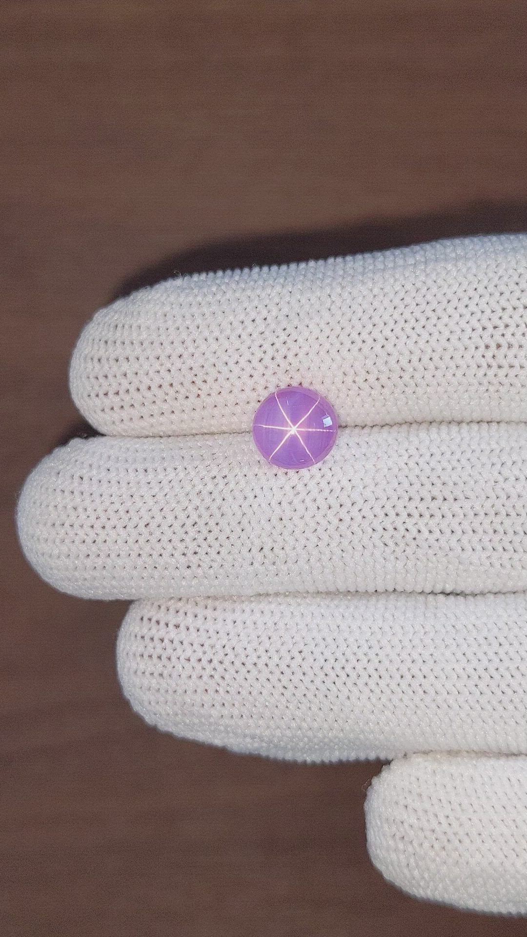 2.78 Ct. Pink Star Sapphire from Ceylon (Sri Lanka) Size Video