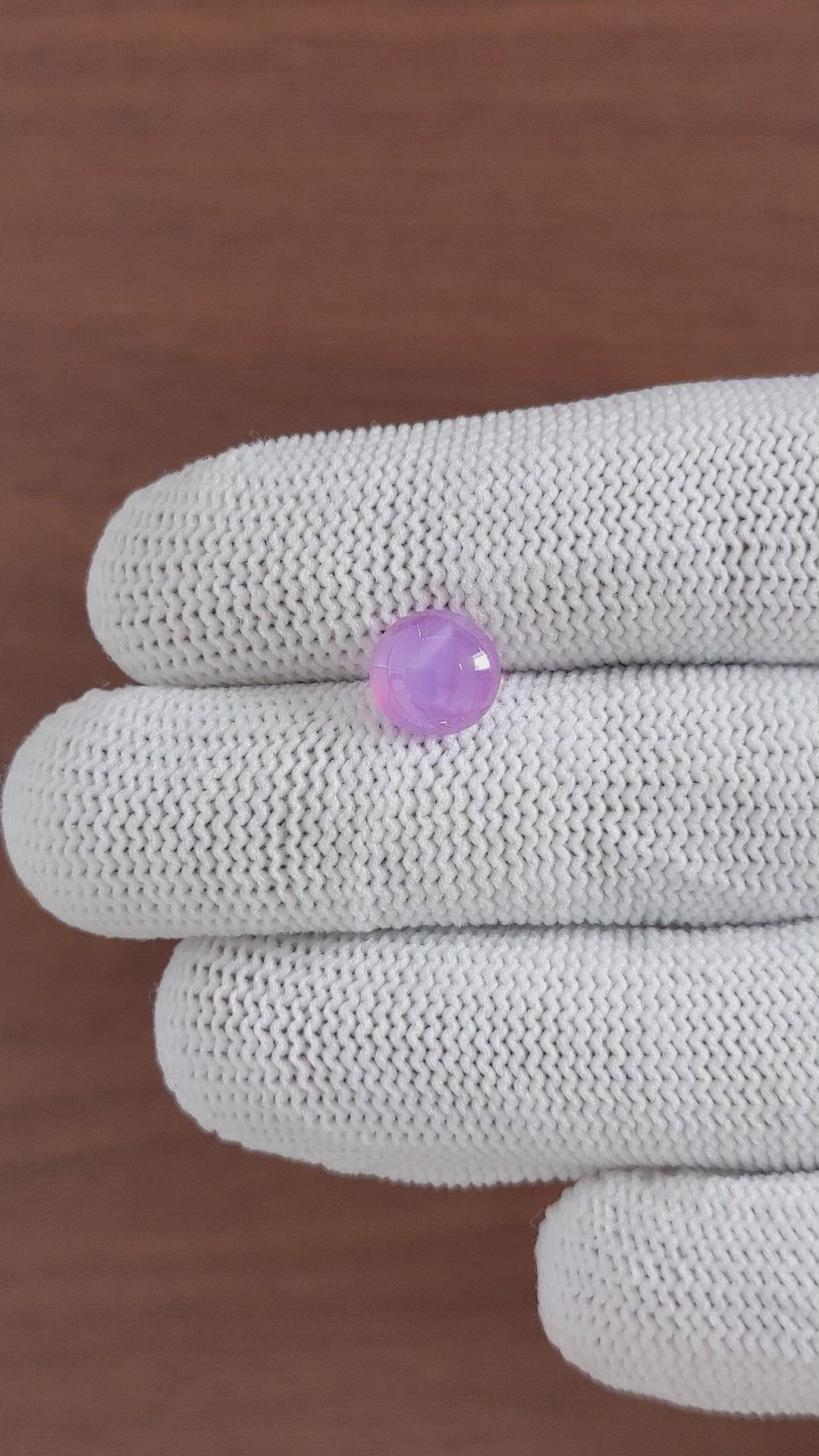 2.78 Ct. Pink Star Sapphire from Ceylon (Sri Lanka) Size Video