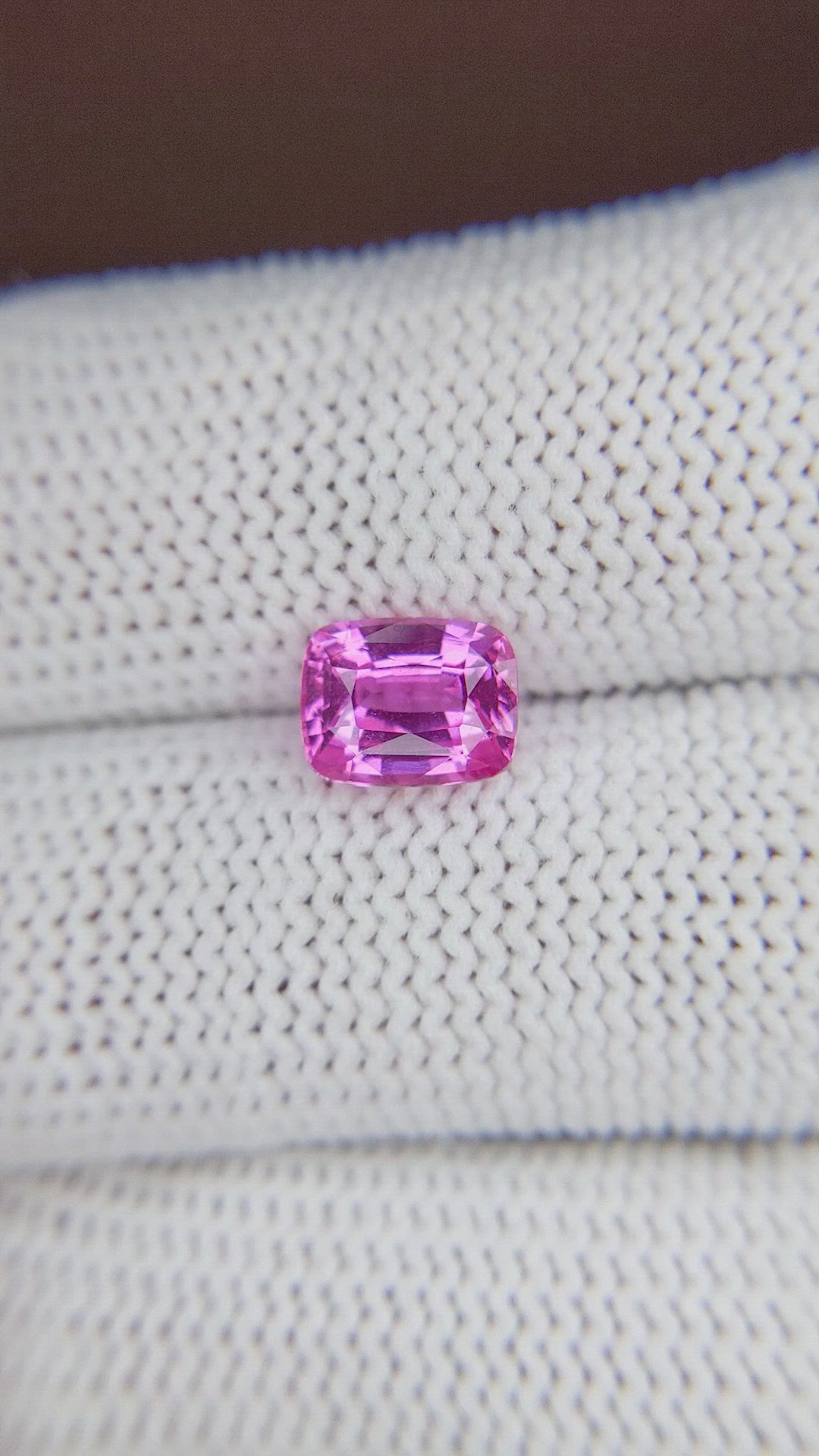 2.09 Ct. Pink Sapphire from Ceylon (Sri Lanka) Size Video