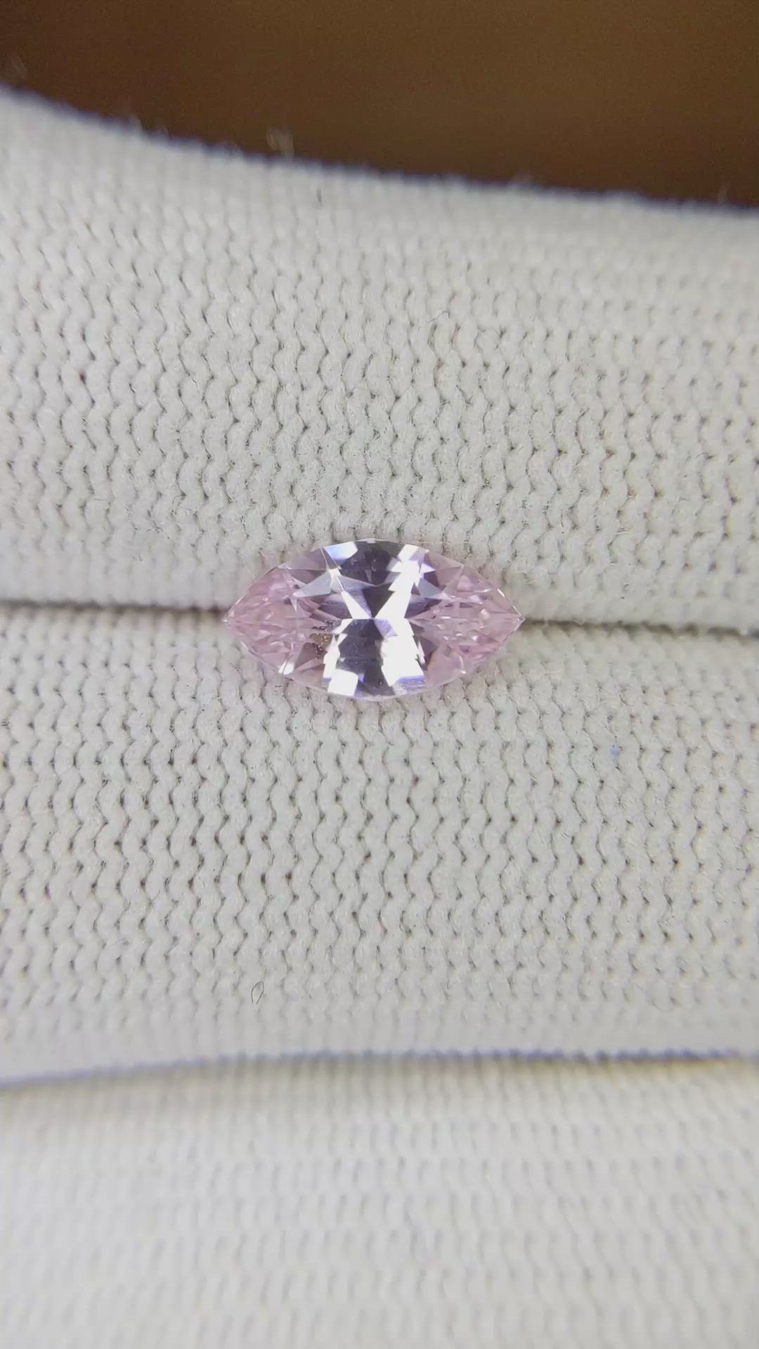 1.68 Ct. Pink Sapphire from Ceylon (Sri Lanka) Size Video