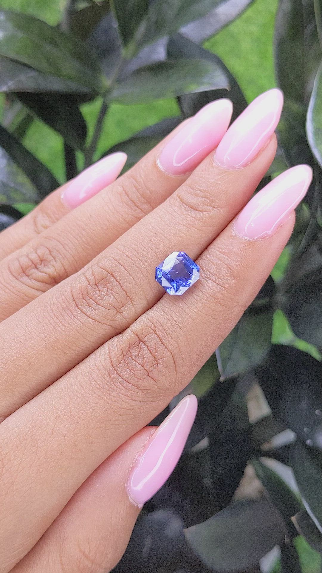 3.29 Ct. Blue Sapphire from Tanzania Size Video