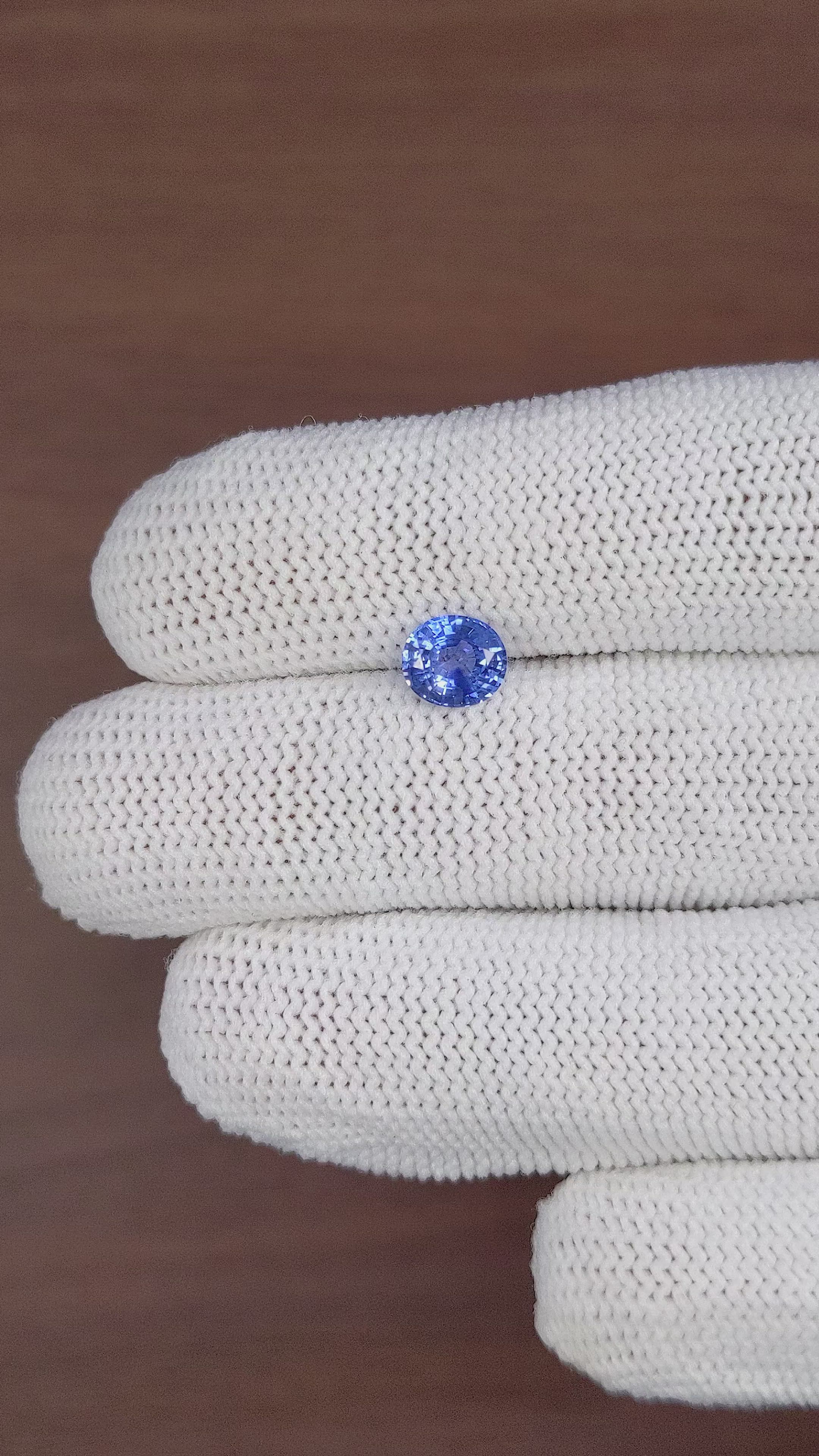 1.11 Ct. Blue Sapphire from Tanzania Size Video