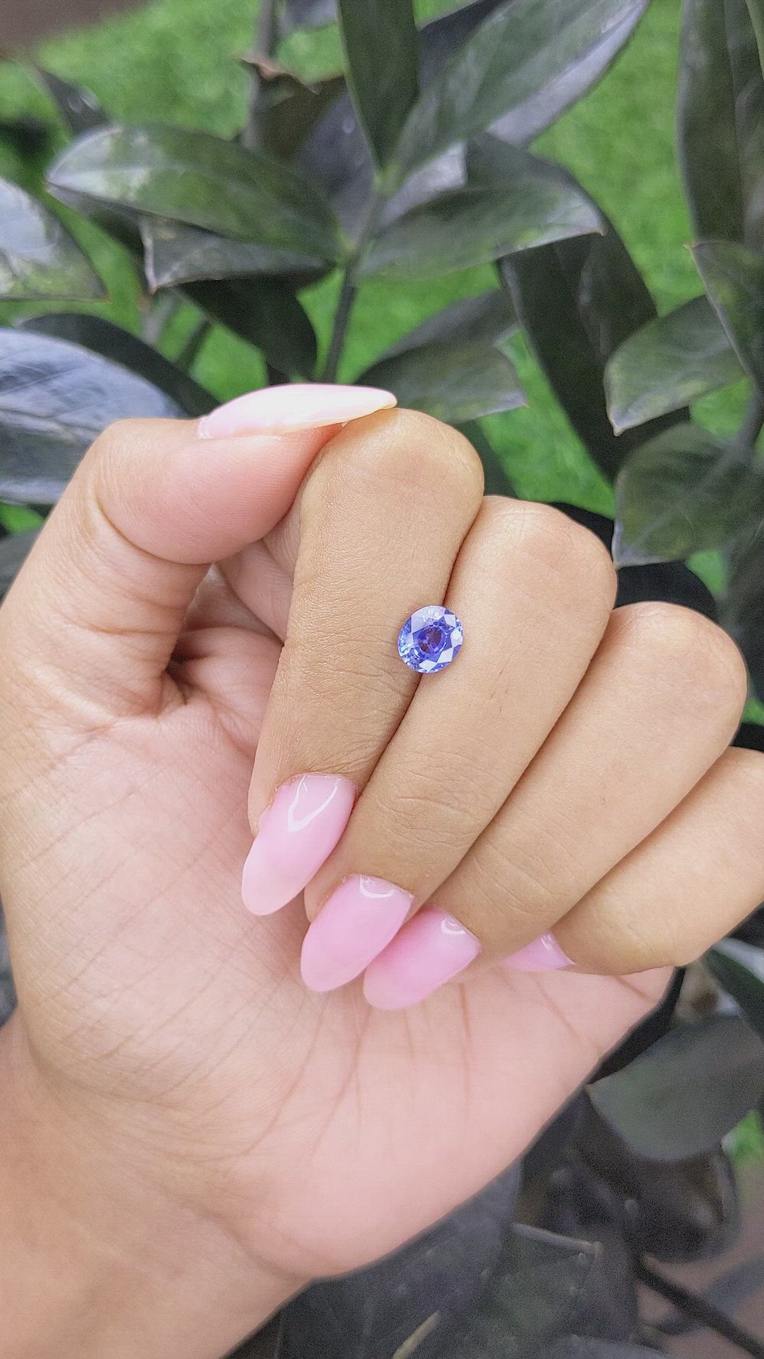 1.11 Ct. Blue Sapphire from Tanzania Size Video