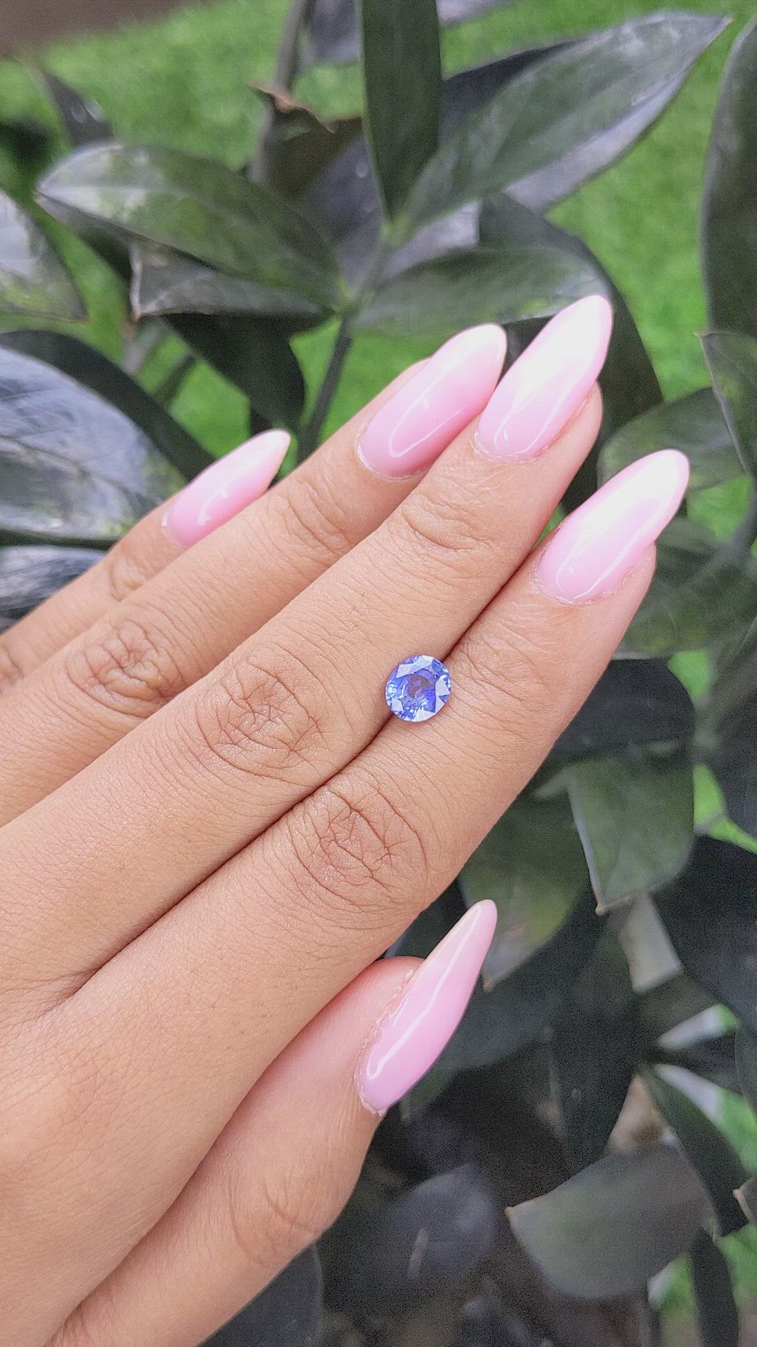 1.11 Ct. Blue Sapphire from Tanzania Size Video