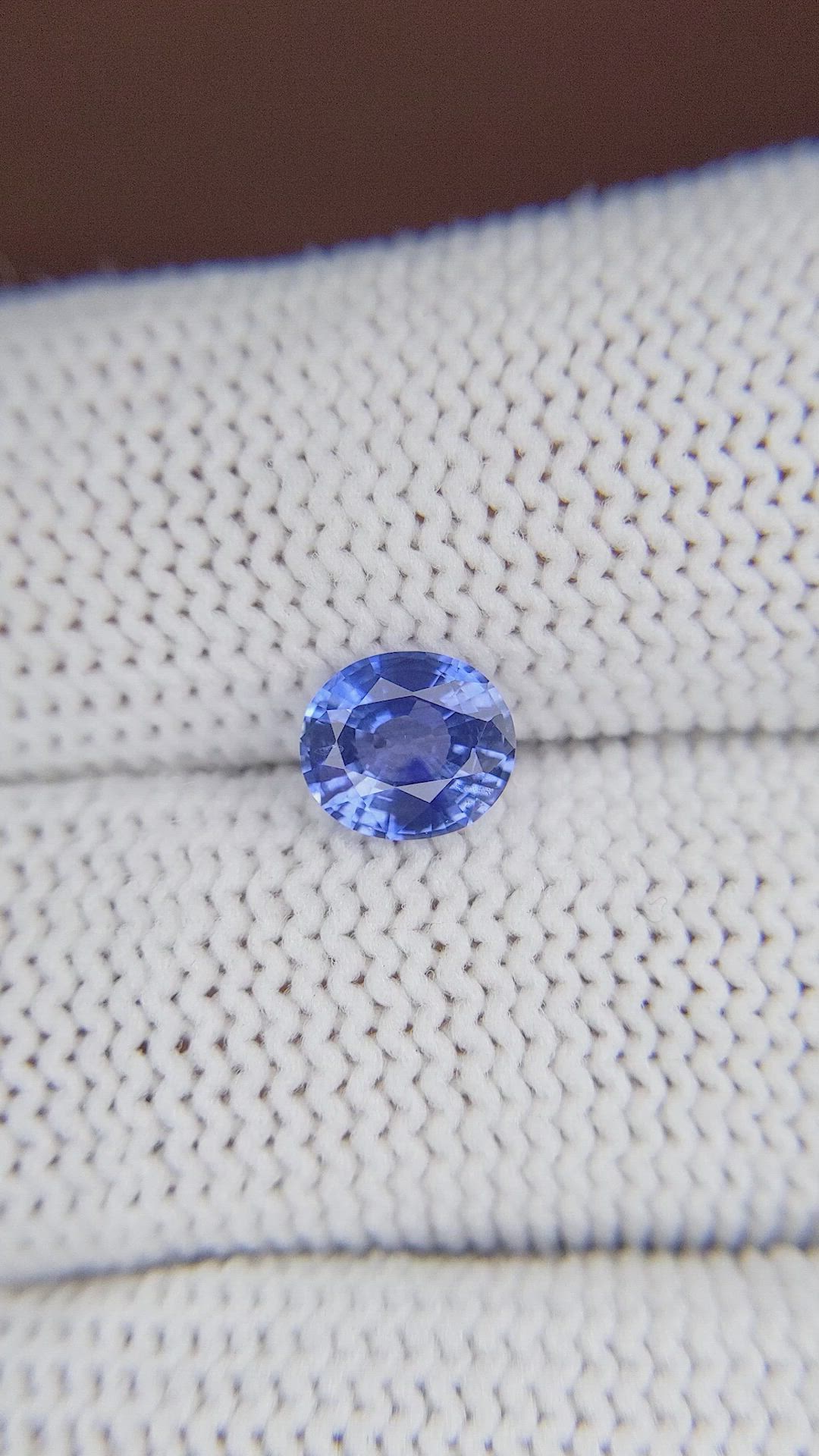 1.11 Ct. Blue Sapphire from Tanzania Size Video
