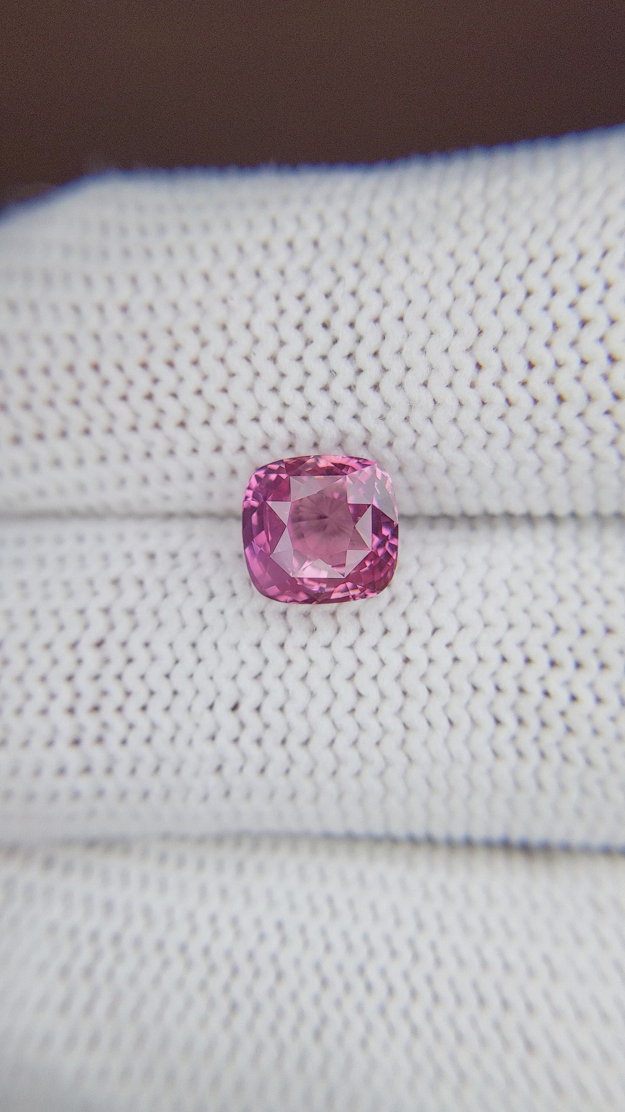2.63 Ct. Purplish Pink Sapphire from Tanzania Size Video