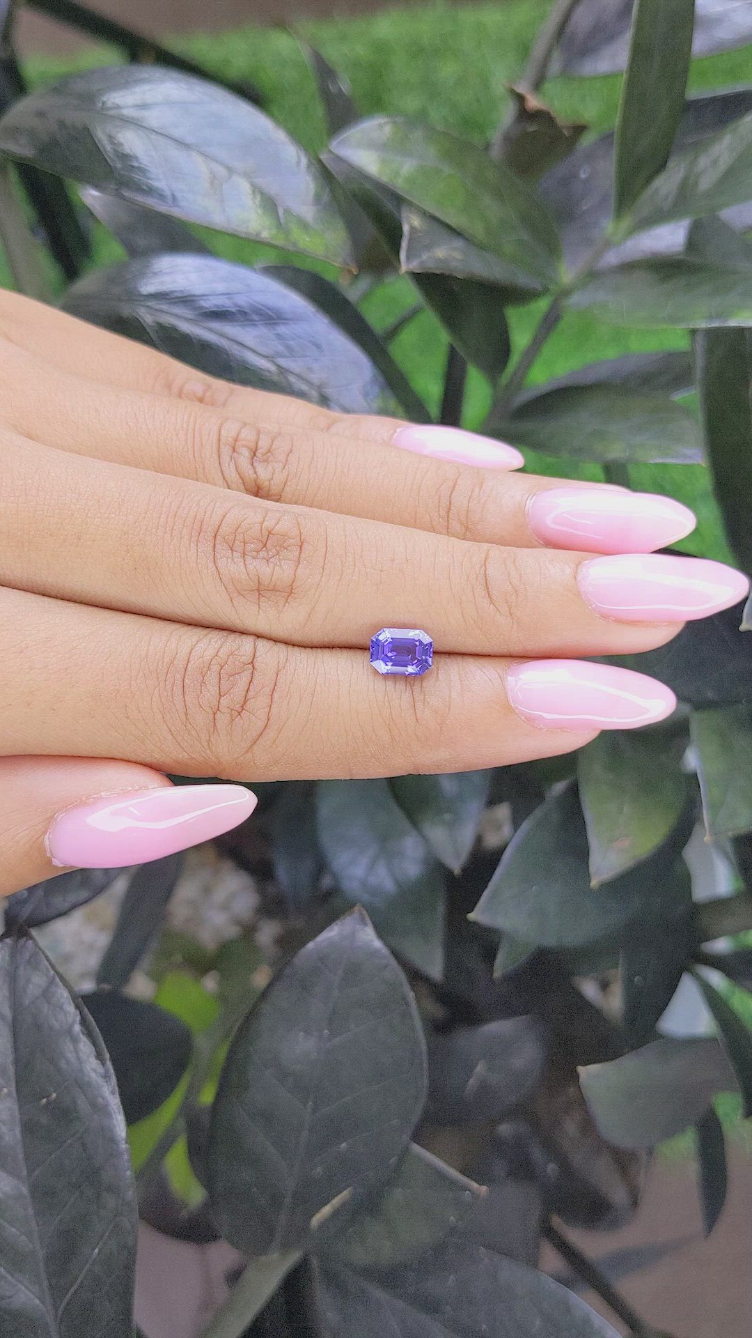 1.39 Ct. Color Change Sapphire from Tanzania Size Video