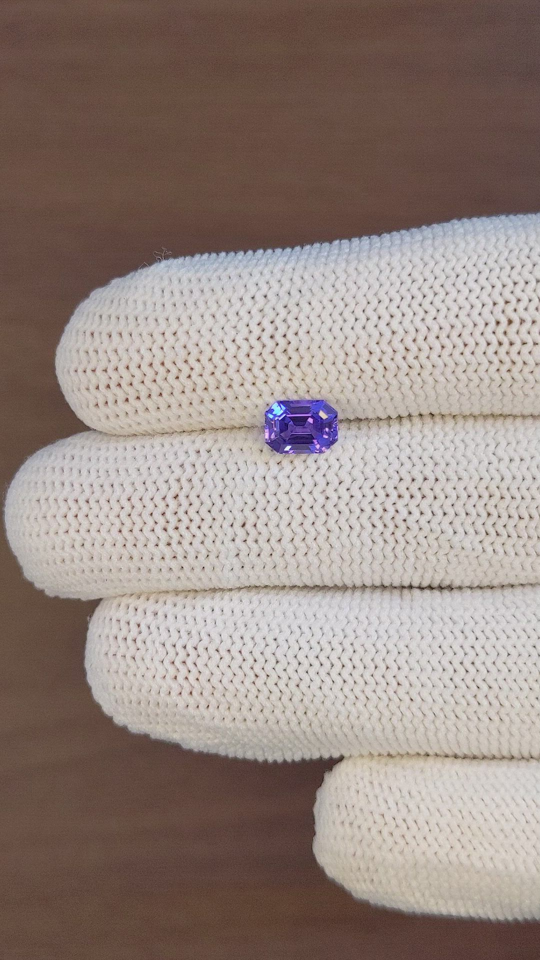 1.39 Ct. Color Change Sapphire from Tanzania Size Video