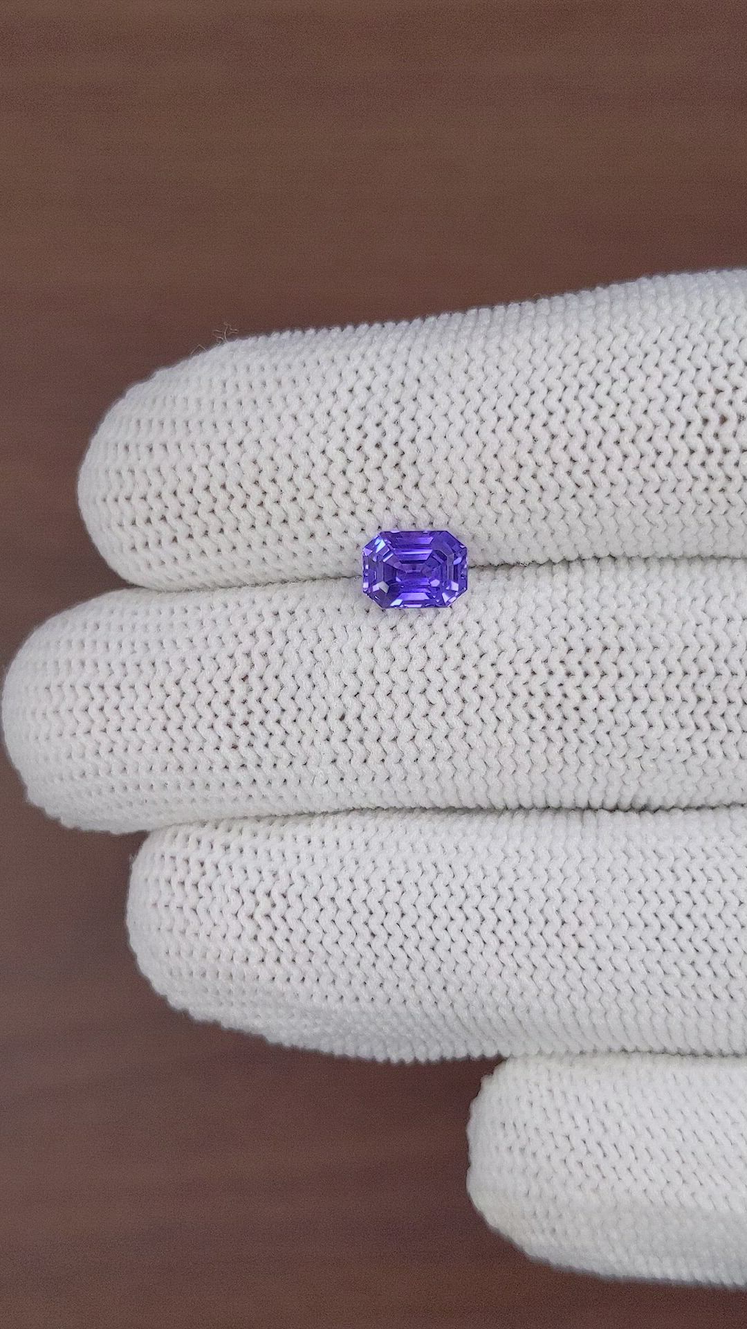 1.39 Ct. Color Change Sapphire from Tanzania Size Video
