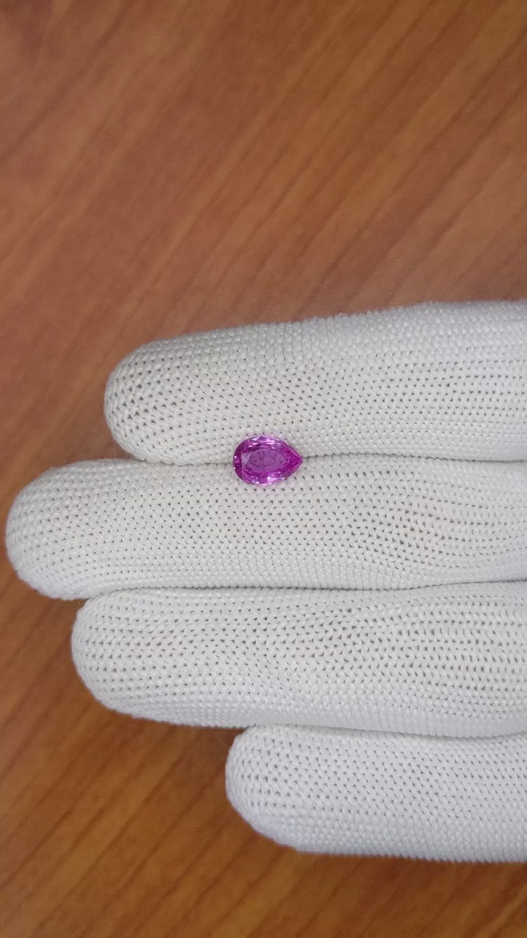 1.46 Ct. Pinkish Purple Sapphire from Ceylon (Sri Lanka) Size Video