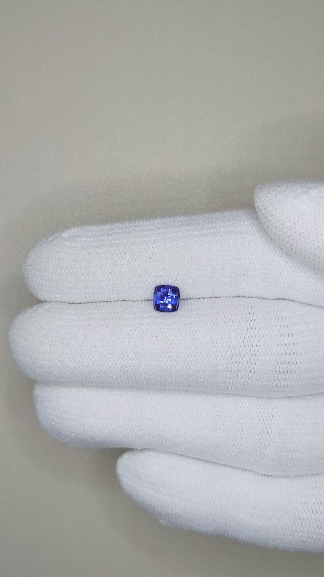 0.62 Ct. Blue Sapphire from Ceylon (Sri Lanka) Size Video
