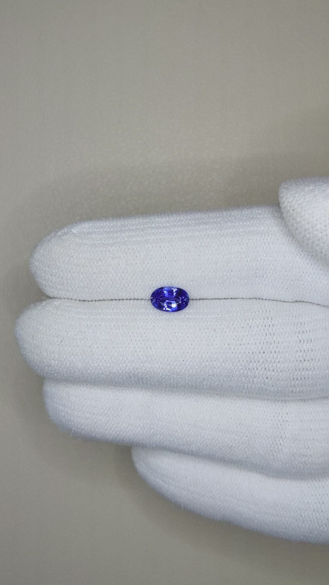 0.59 Ct. Blue Sapphire from Ceylon (Sri Lanka) Size Video