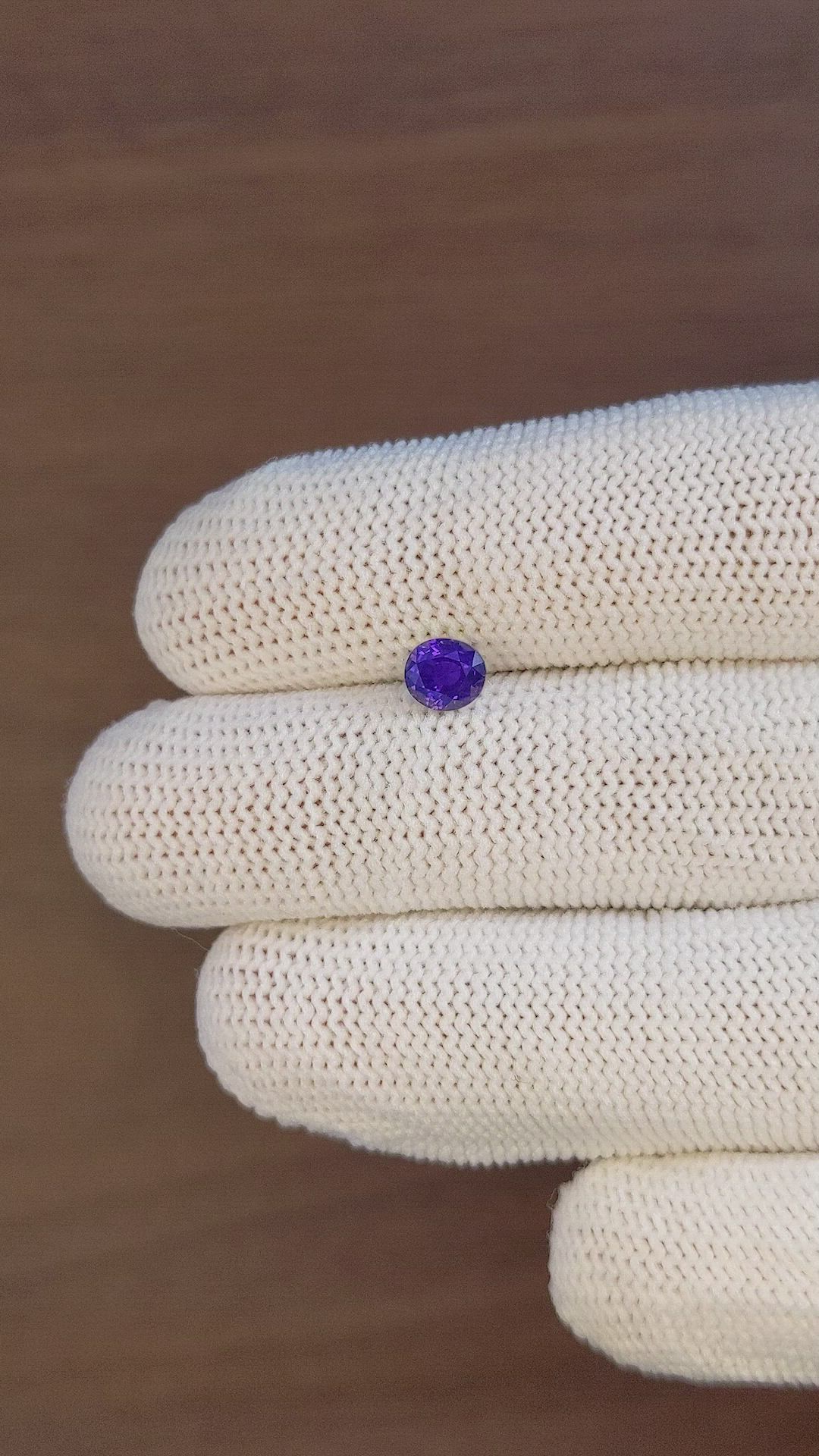 1.04 Ct. Color Change Sapphire from Tanzania Size Video