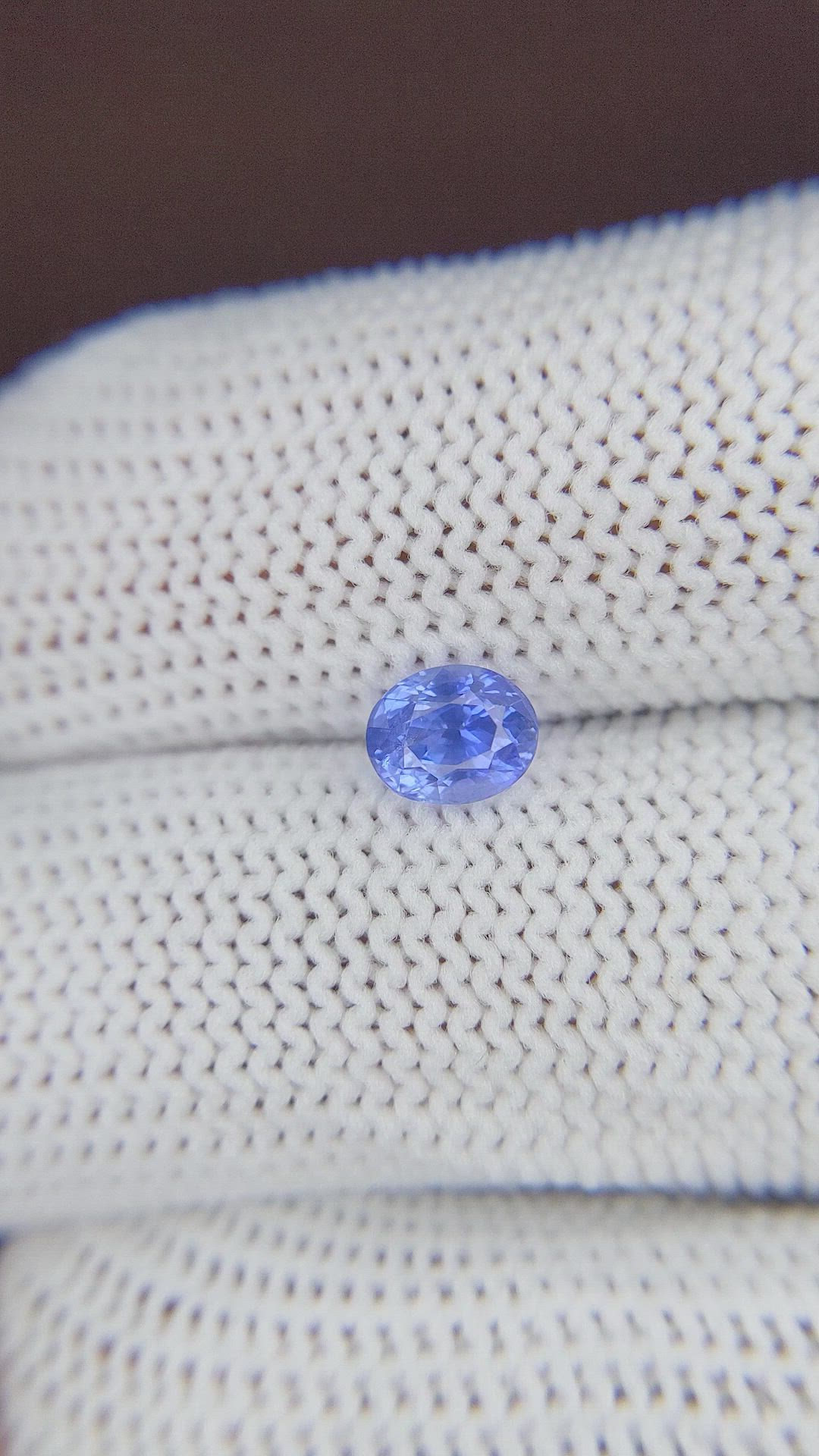 1.06 Ct. Blue Sapphire from Tanzania Size Video