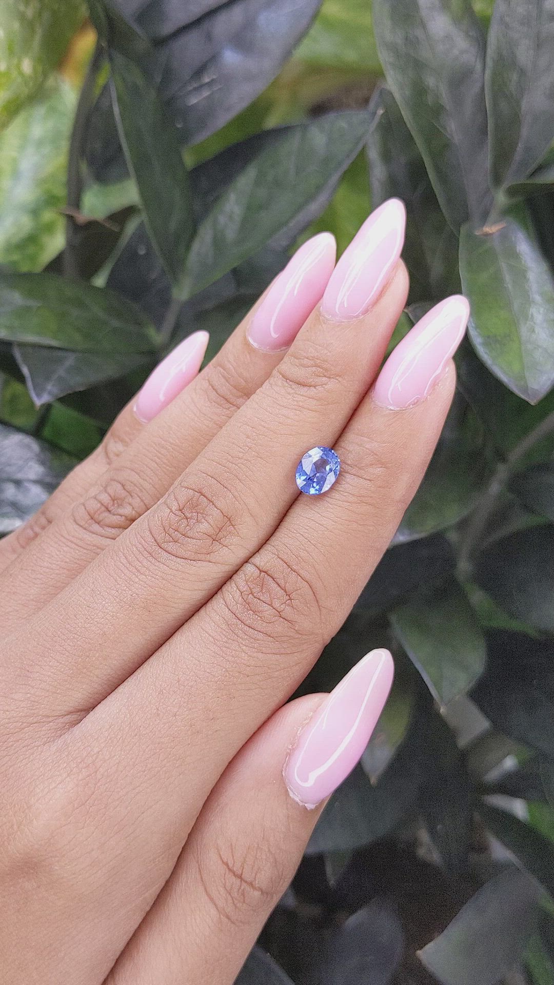 1.38 Ct. Blue Sapphire from Madagascar Size Video