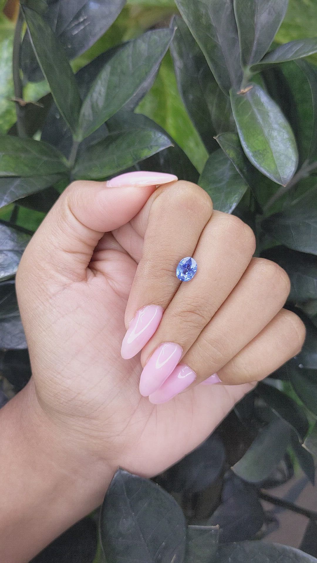 1.38 Ct. Blue Sapphire from Madagascar Size Video