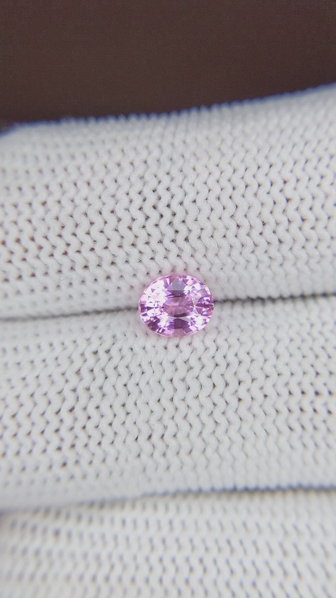 1.13 Ct. Pink Sapphire from Madagascar Size Video