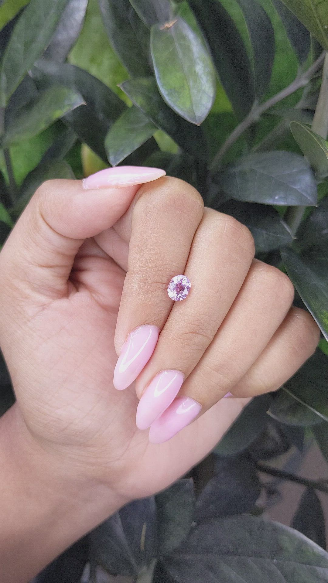 1.13 Ct. Pink Sapphire from Madagascar Size Video