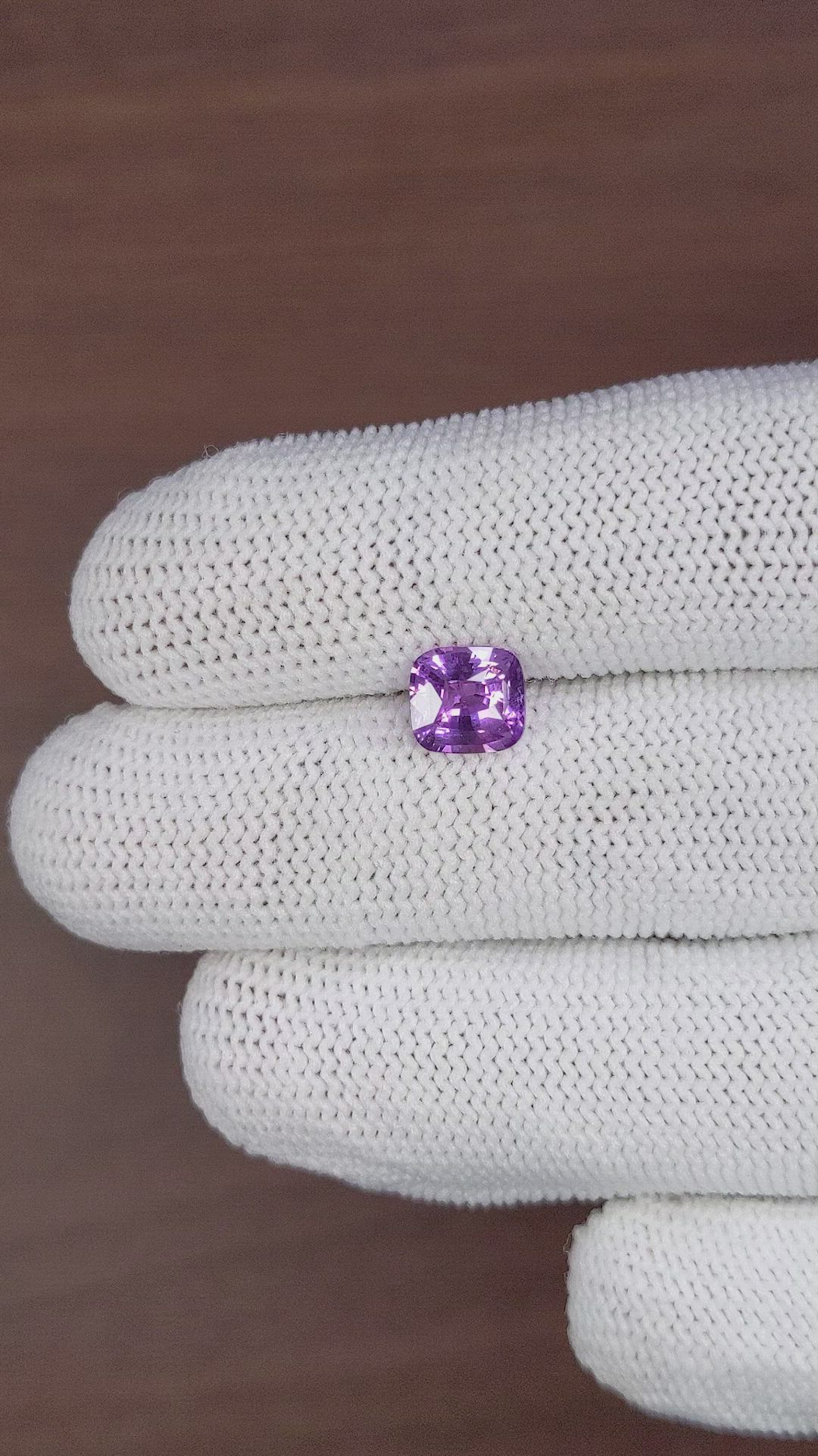 2.06 Ct. Purple Sapphire from Madagascar Size Video