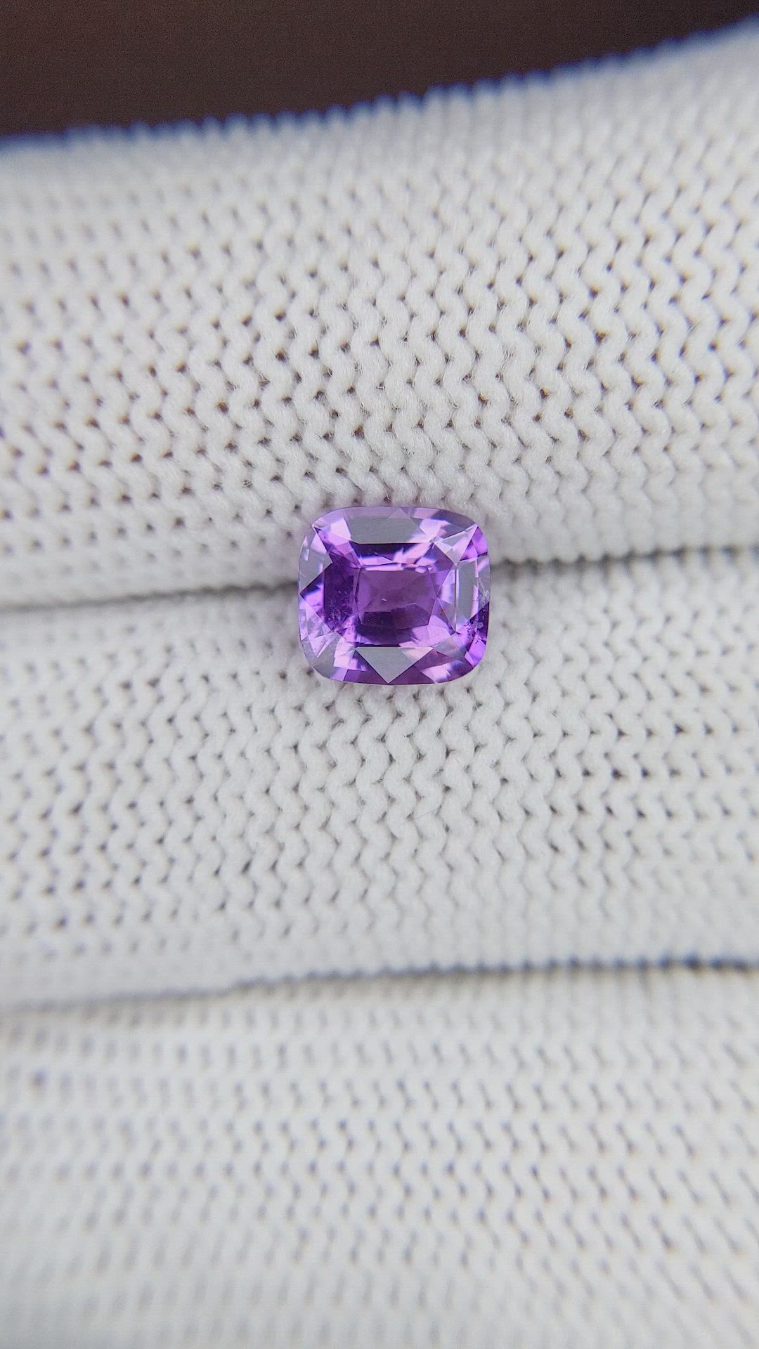 2.06 Ct. Purple Sapphire from Madagascar Size Video