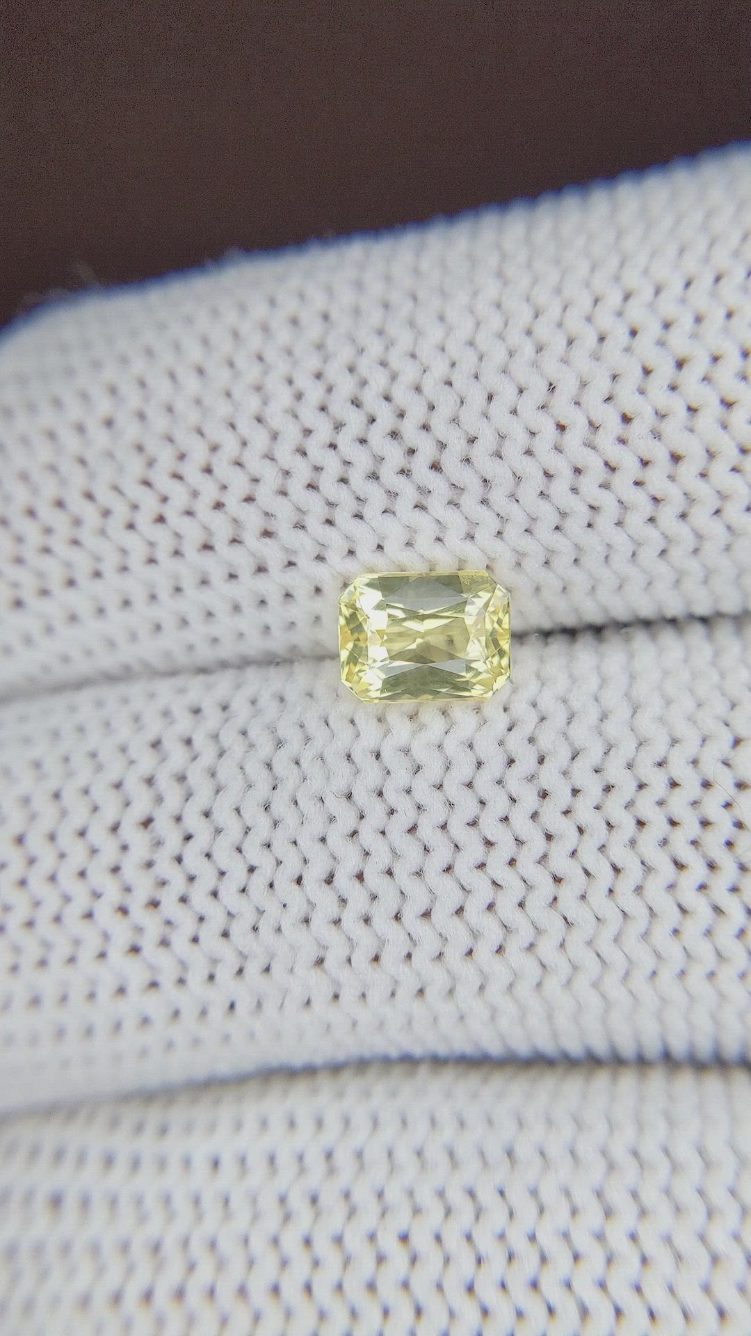 1.19 Ct. Yellow Sapphire from Madagascar Size Video