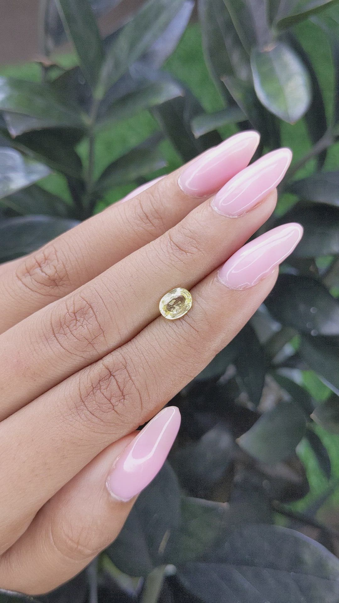 1.15 Ct. Yellow Sapphire from Ceylon (Sri Lanka) Size Video