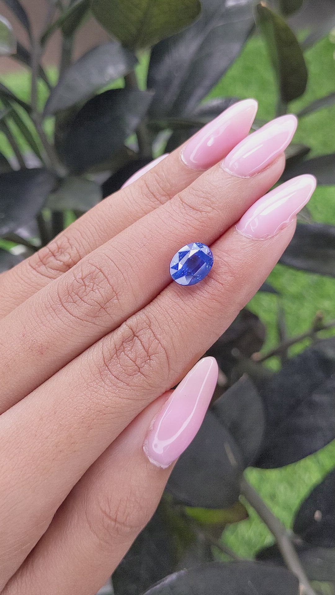 4.05 Ct. Blue Sapphire from Madagascar Size Video