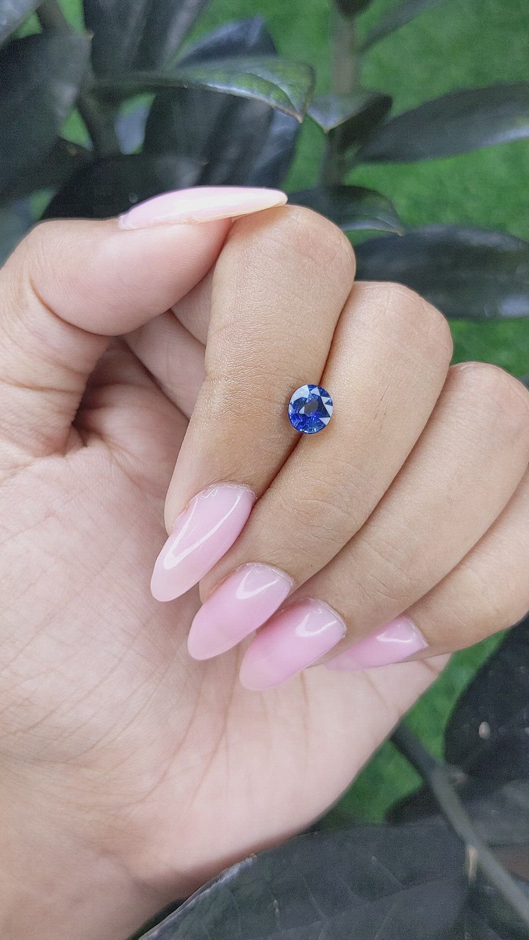 1.12 Ct. Blue Sapphire from Madagascar Size Video