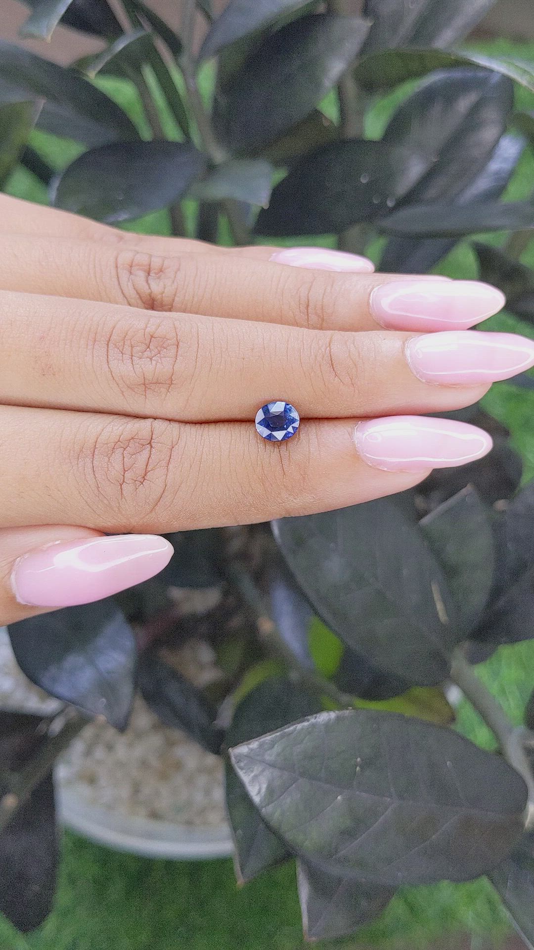 1.12 Ct. Blue Sapphire from Madagascar Size Video