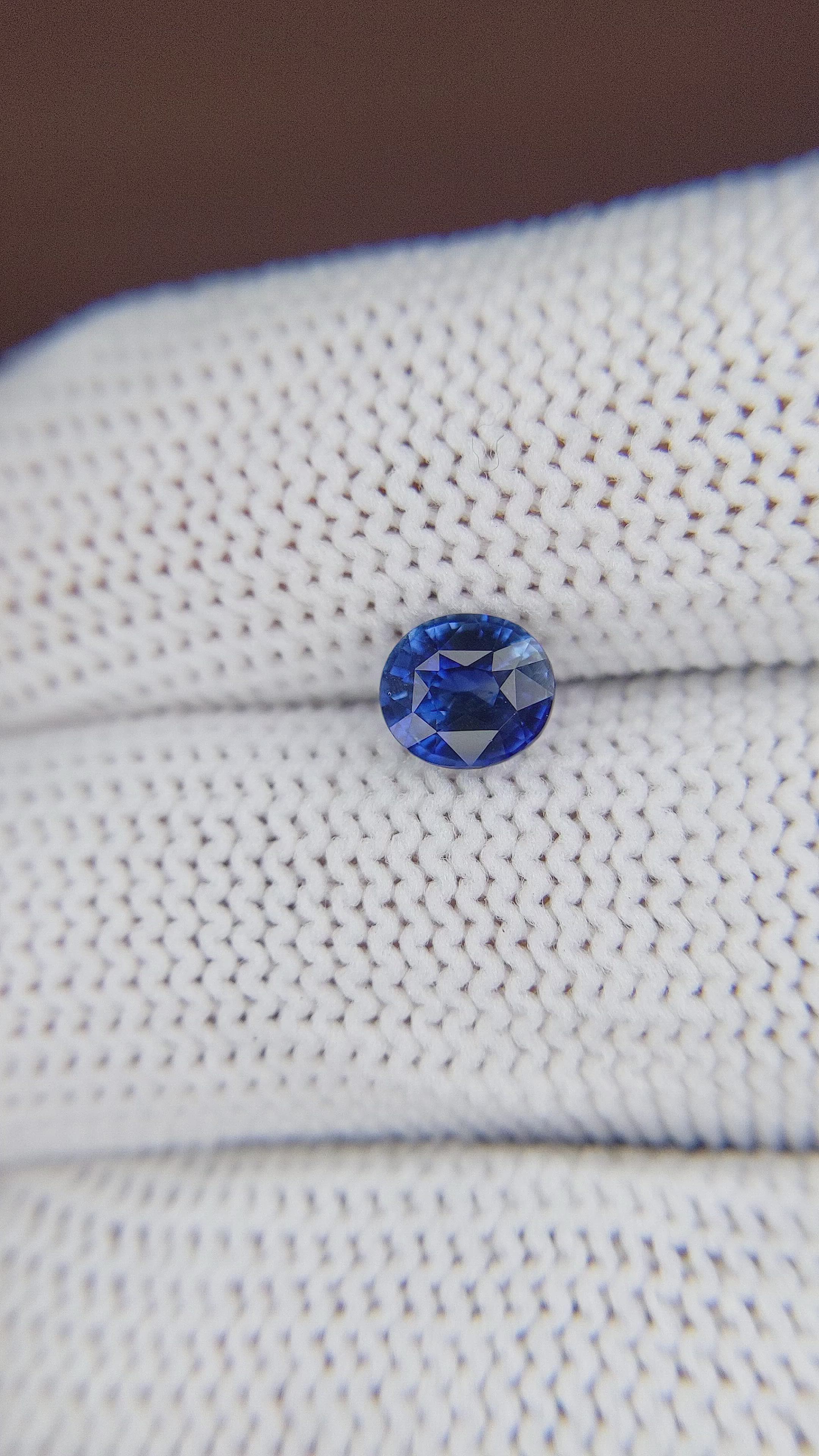 1.12 Ct. Blue Sapphire from Madagascar Size Video