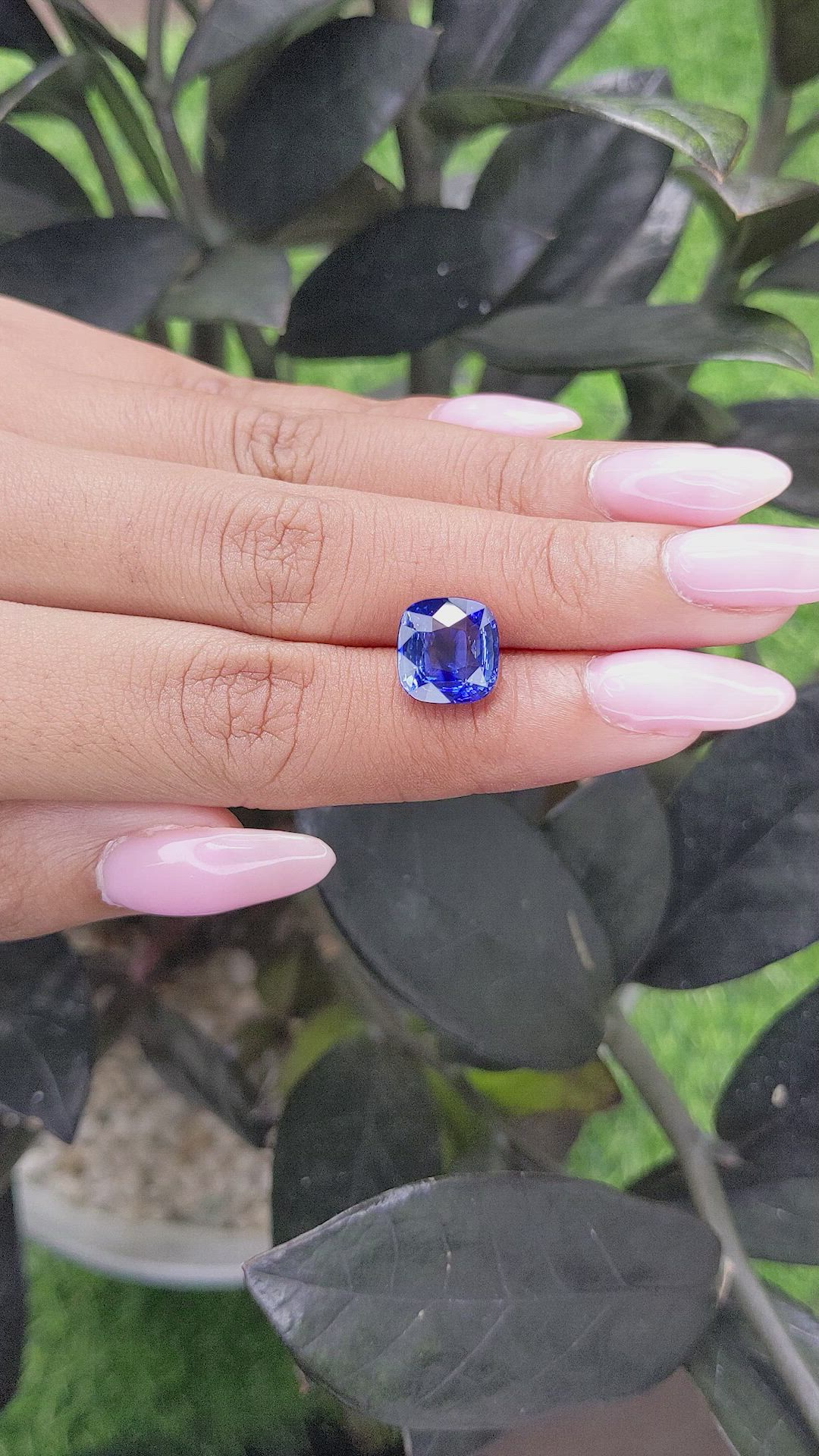 5.01 Ct. Blue Sapphire from Madagascar Size Video