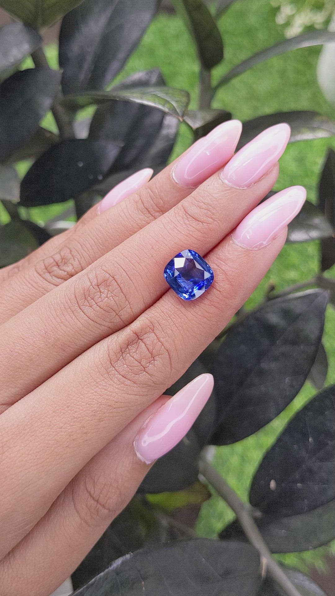 5.01 Ct. Blue Sapphire from Madagascar Size Video