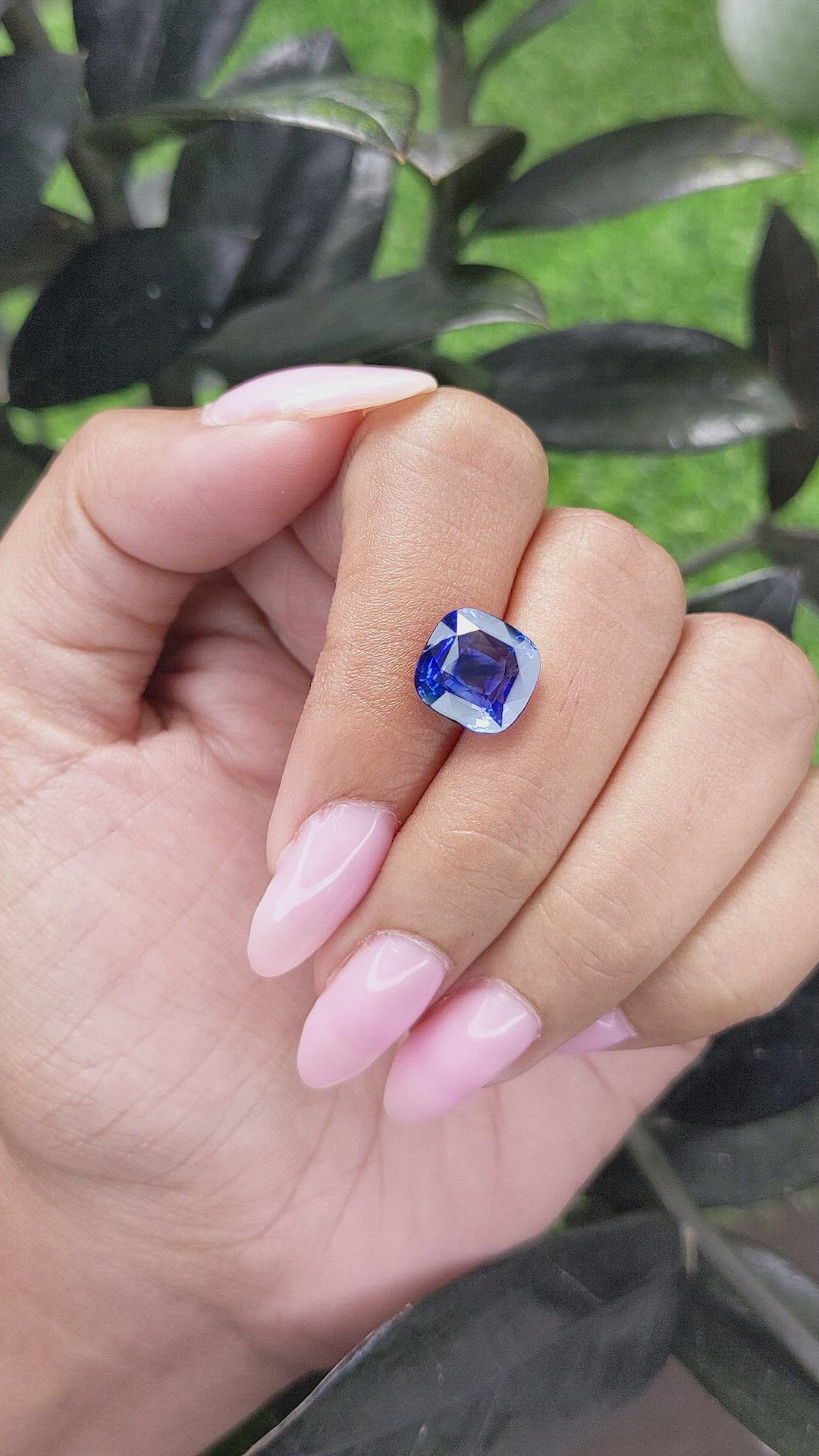 5.01 Ct. Blue Sapphire from Madagascar Size Video