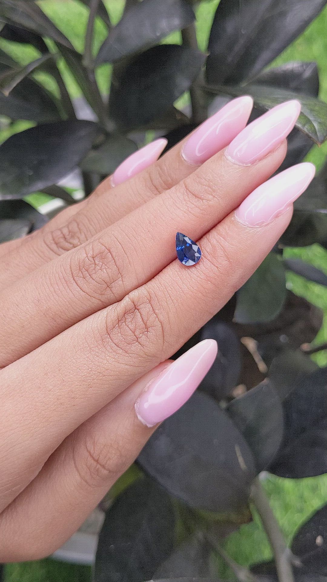 1.07 Ct. Blue Sapphire from Madagascar Size Video
