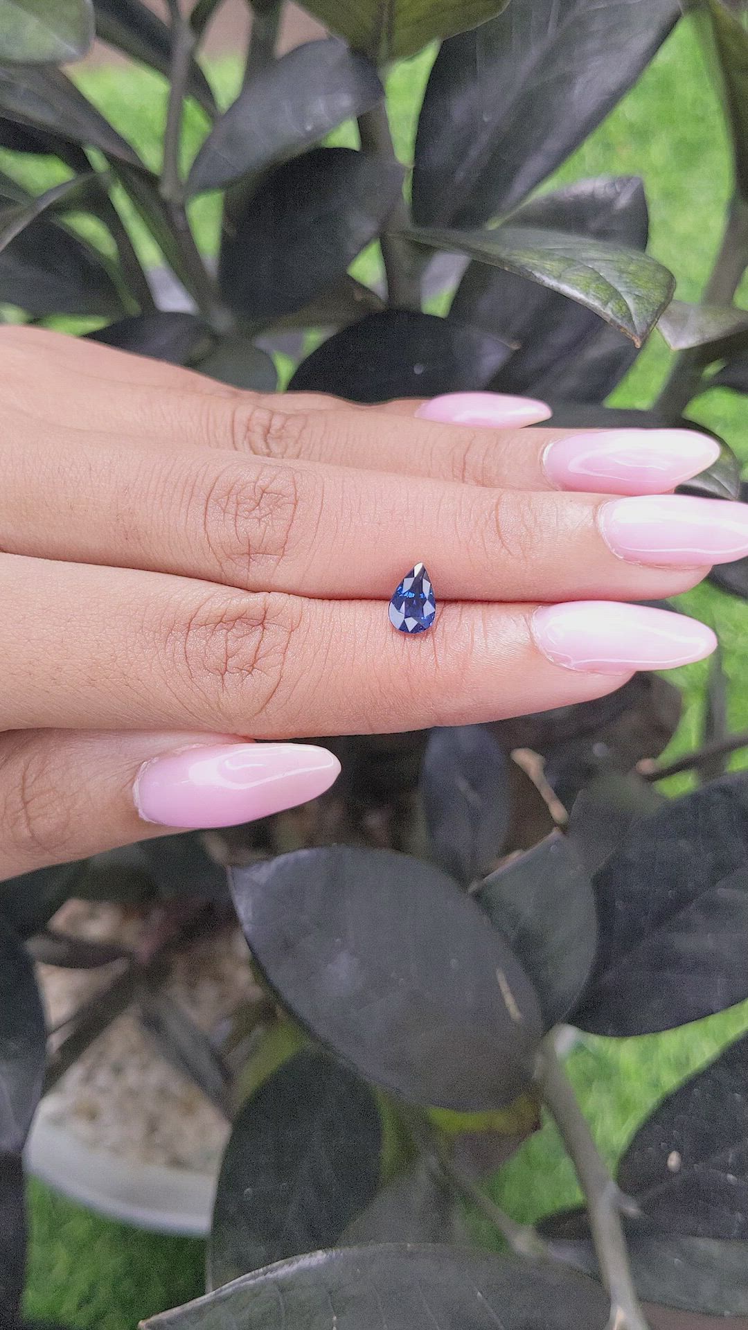 1.07 Ct. Blue Sapphire from Madagascar Size Video
