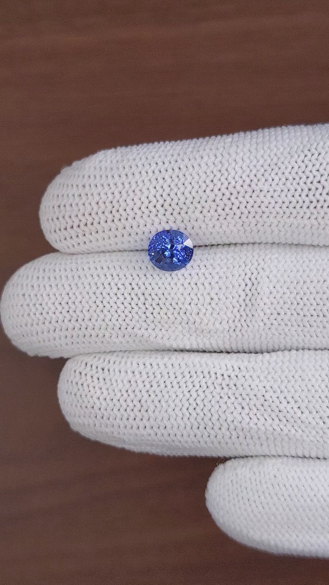 2.06 Ct. Blue Sapphire from Madagascar Size Video