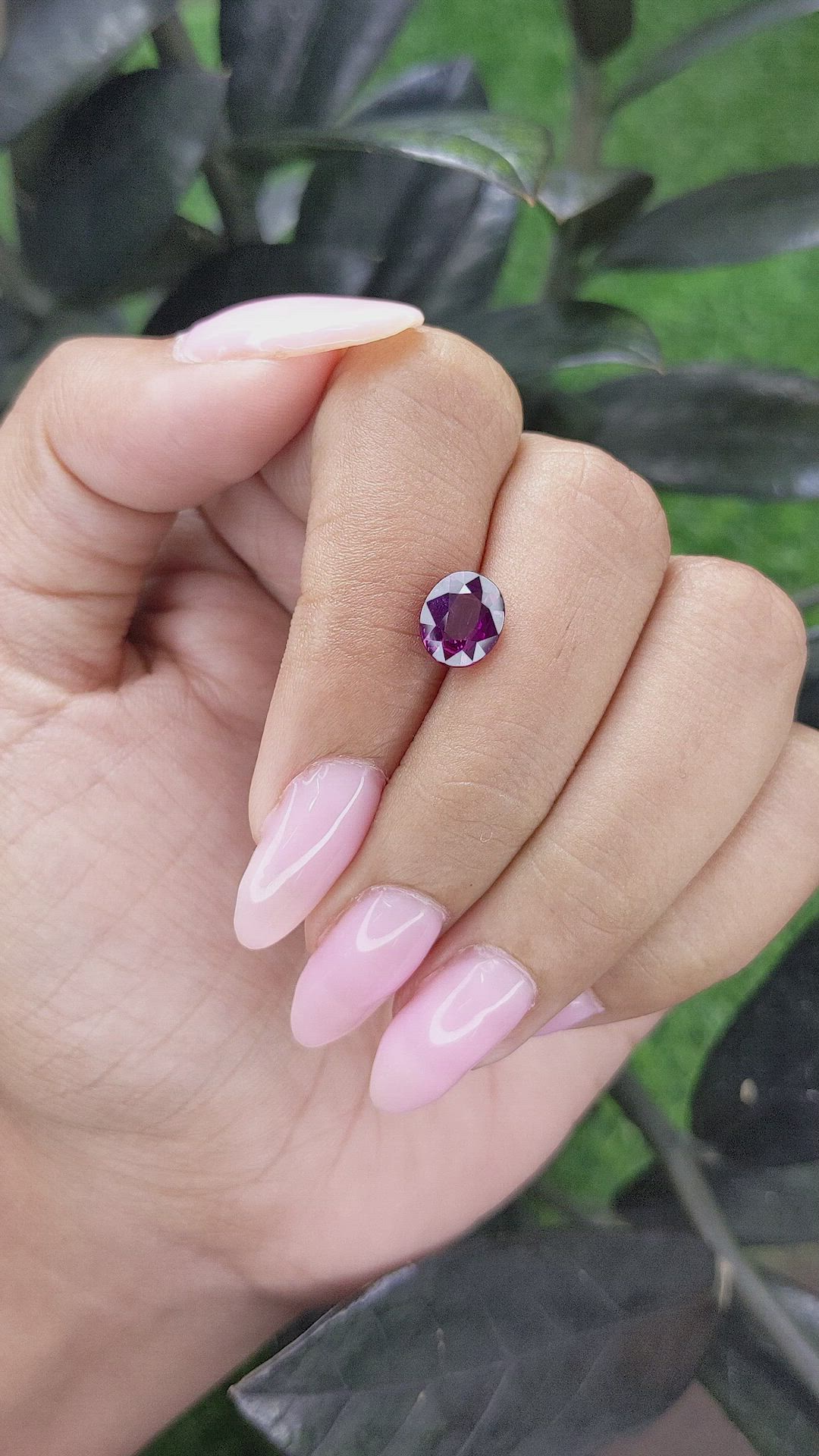 2.01 Ct. Purplish Pink Sapphire from Madagascar Size Video