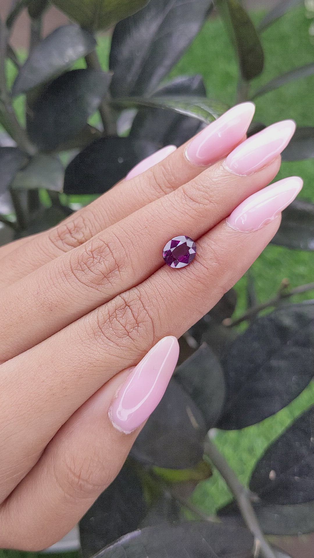 2.01 Ct. Purplish Pink Sapphire from Madagascar Size Video