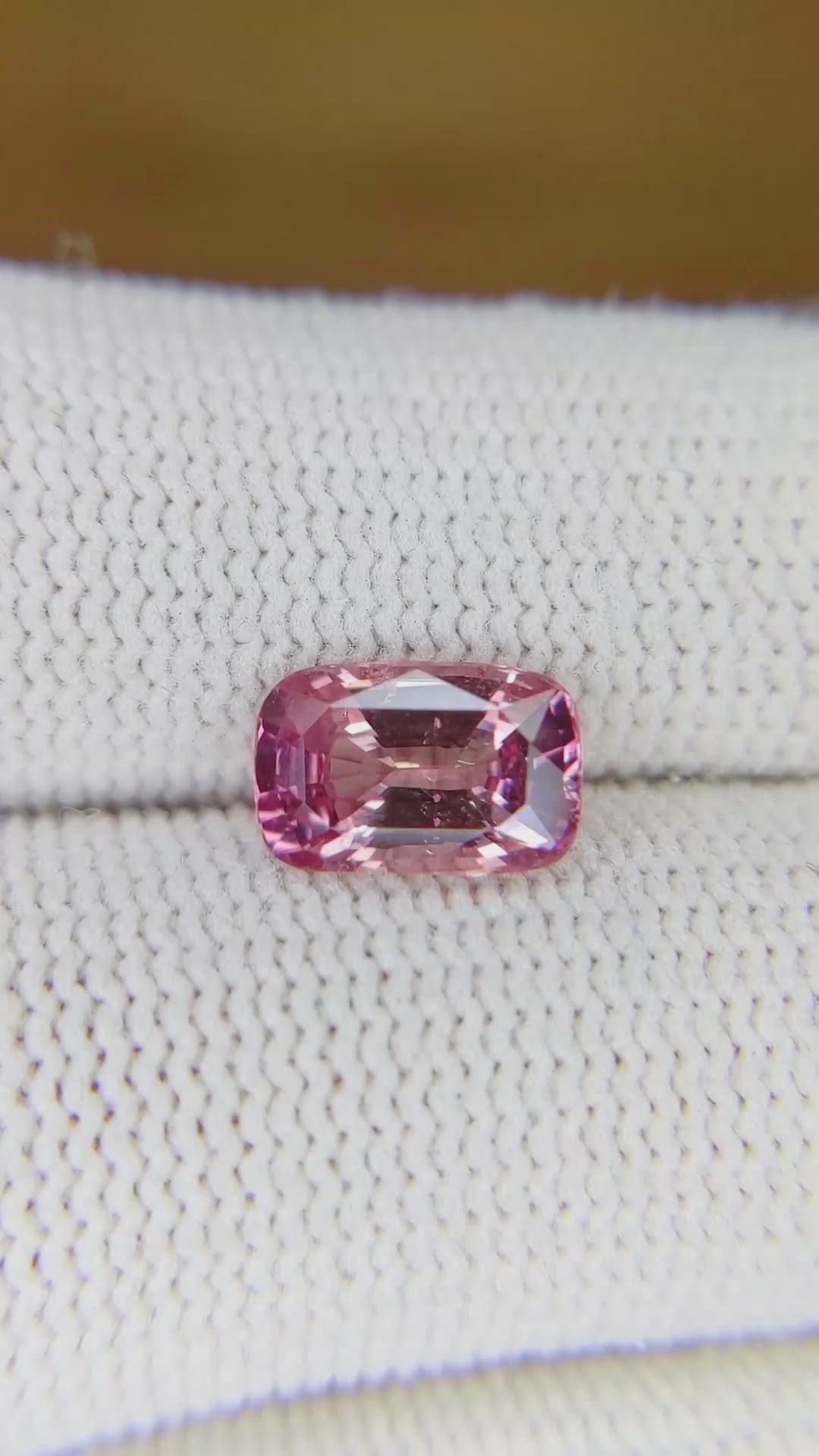 2.01 Ct. Pinkish Purple Sapphire from Madagascar Size Video