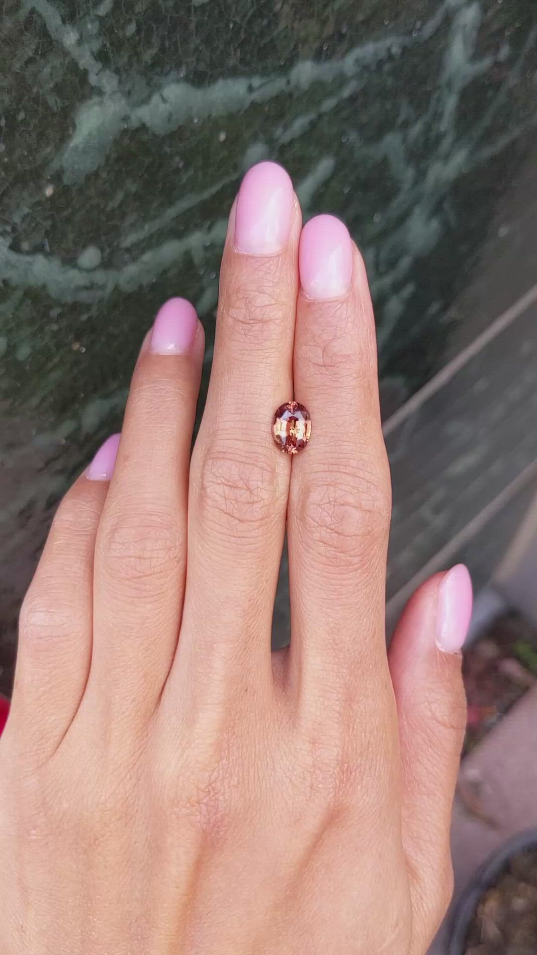 1.81 Ct. Orange Sapphire from Madagascar Size Video