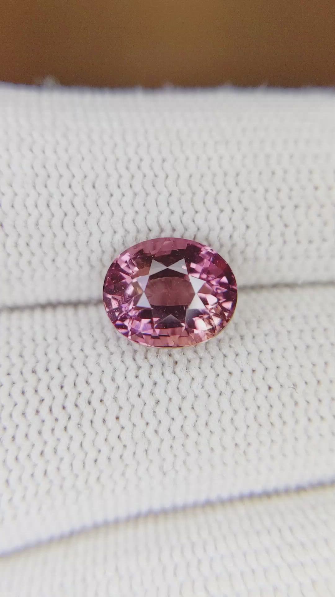 3.24 Ct. Padparadscha Sapphire from Madagascar Size Video