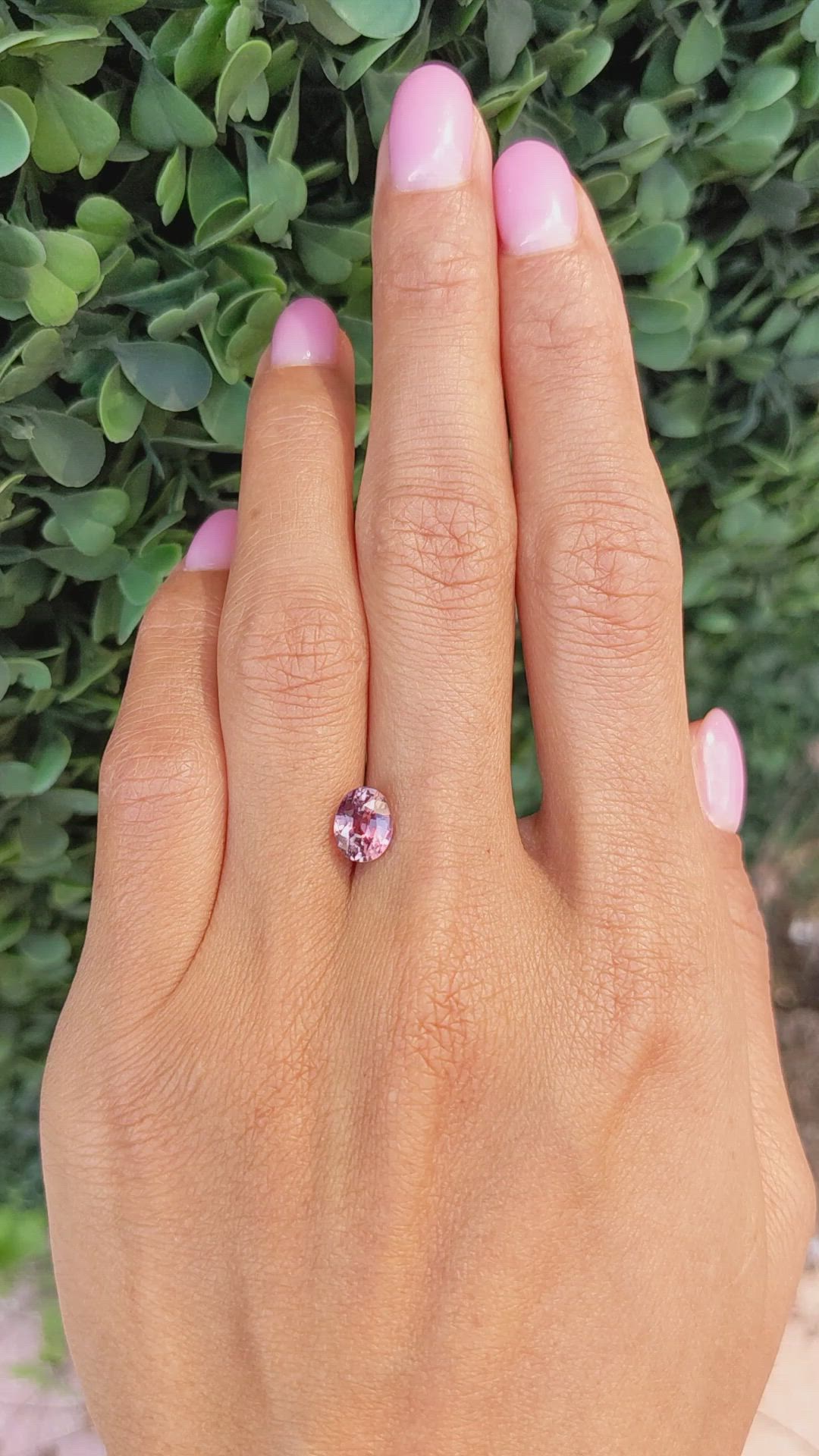 2.05 Ct. Padparadscha Sapphire from Madagascar Size Video