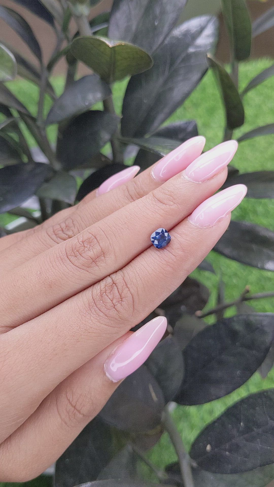 1.05 Ct. Blue Sapphire from Madagascar Size Video